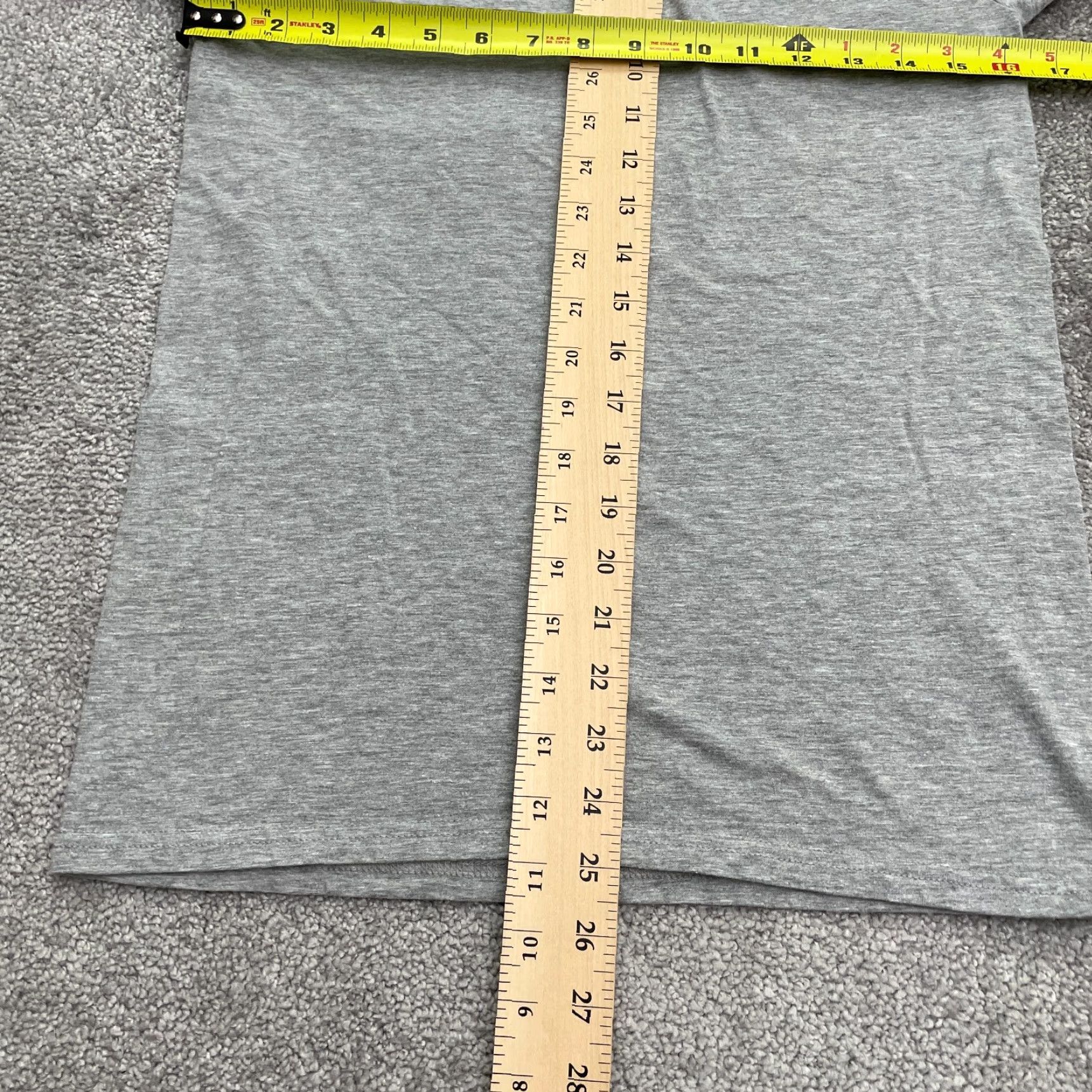 Fruit Of The Loom Fruit of the Loom Long Sleeve Shirt Unisex Small Gray Cotton Tee Classic Outdoor Size US S / EU 44-46 / 1 - 6 Thumbnail