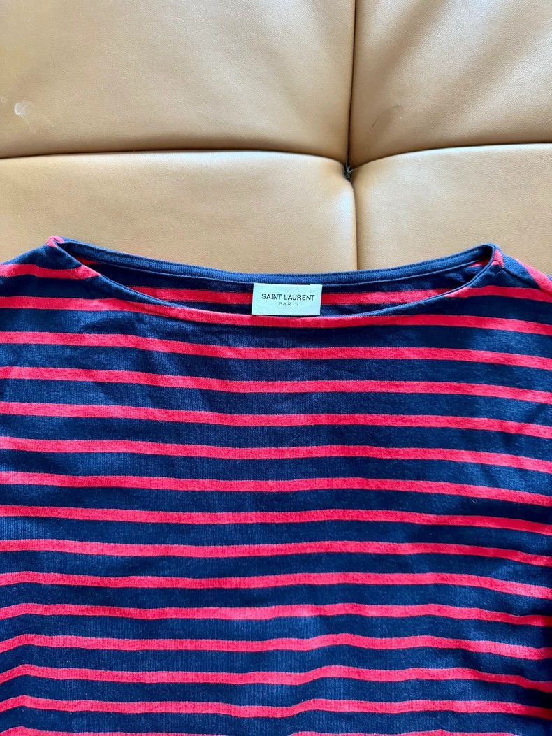 Saint Laurent Paris Saint Laurent Paris Striped base long sleeved shirt-2508 Size US M / EU 48-50 / 2 - 5 Thumbnail