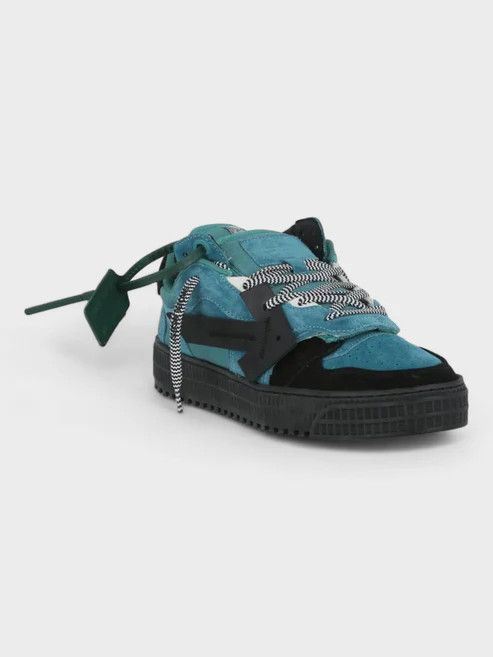 Off-White o1rshd1 Floating Arrow Suede Sneakers in Green Size US 10 / EU 43 - 2 Thumbnail