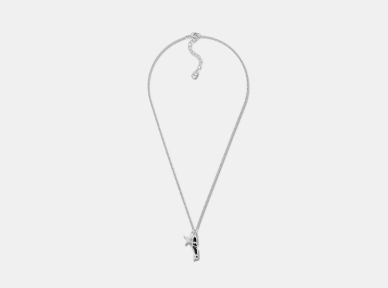 Dior o1w1db11025 N2908H Size : OS / Necklace in Silver/Black Size ONE SIZE - 1 Thumbnail