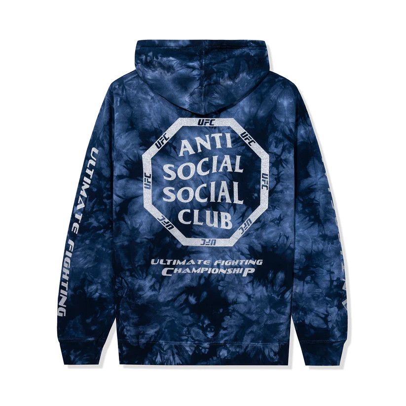 Anti social social online club tie dye hoodie