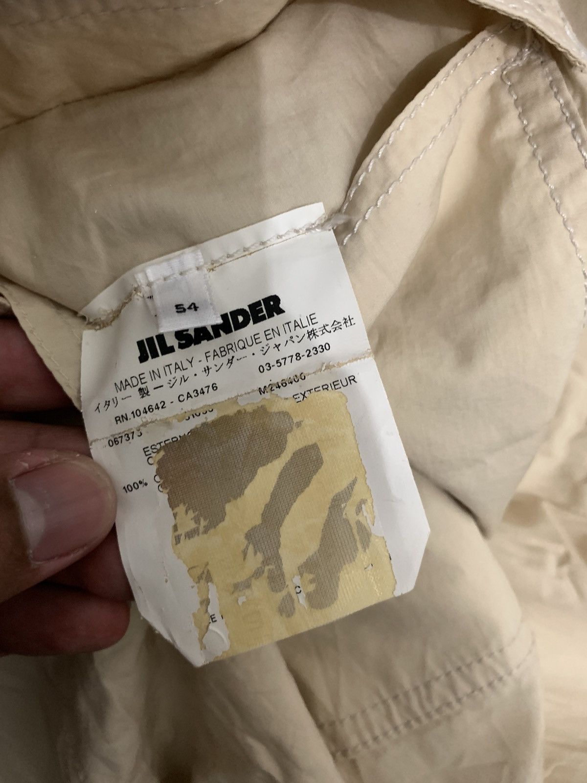 Jil Sander Jil Sander By Raf Simons Beige Chino Pants Size US 36 / EU 52 - 6 Thumbnail