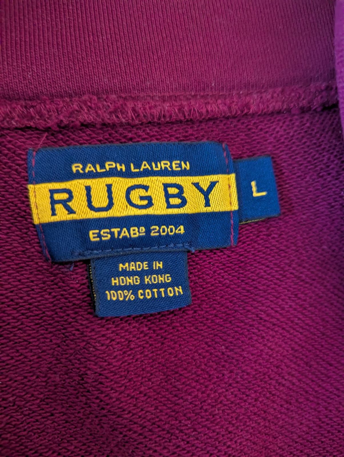 Other Vintage Ralph Lauren Rugby Sweater Size US L / EU 52-54 / 3 - 3 Thumbnail