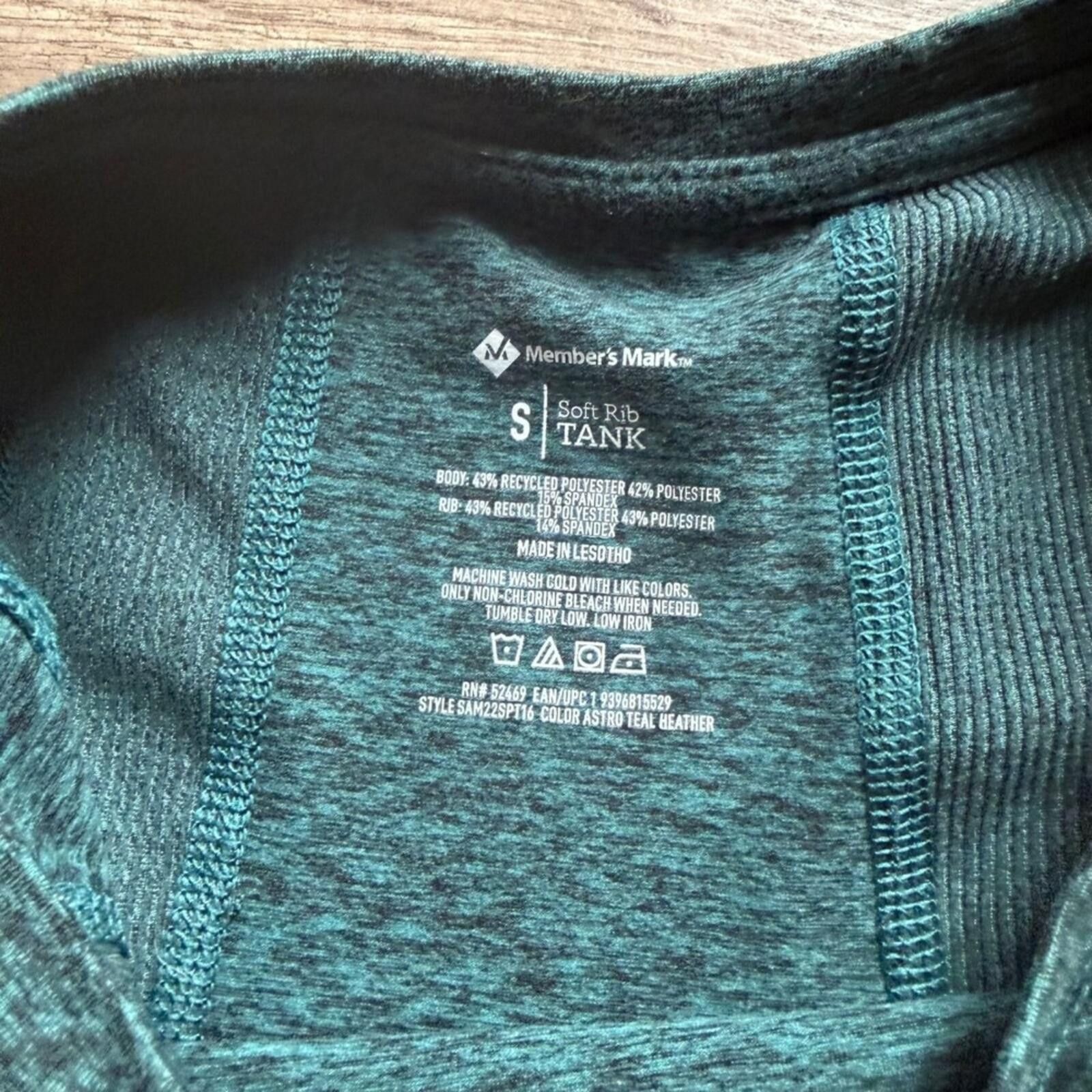 Members Only Member's Mark Soft Rib Tank Athletic Workout Top Small Size S / US 4 / IT 40 - 3 Thumbnail