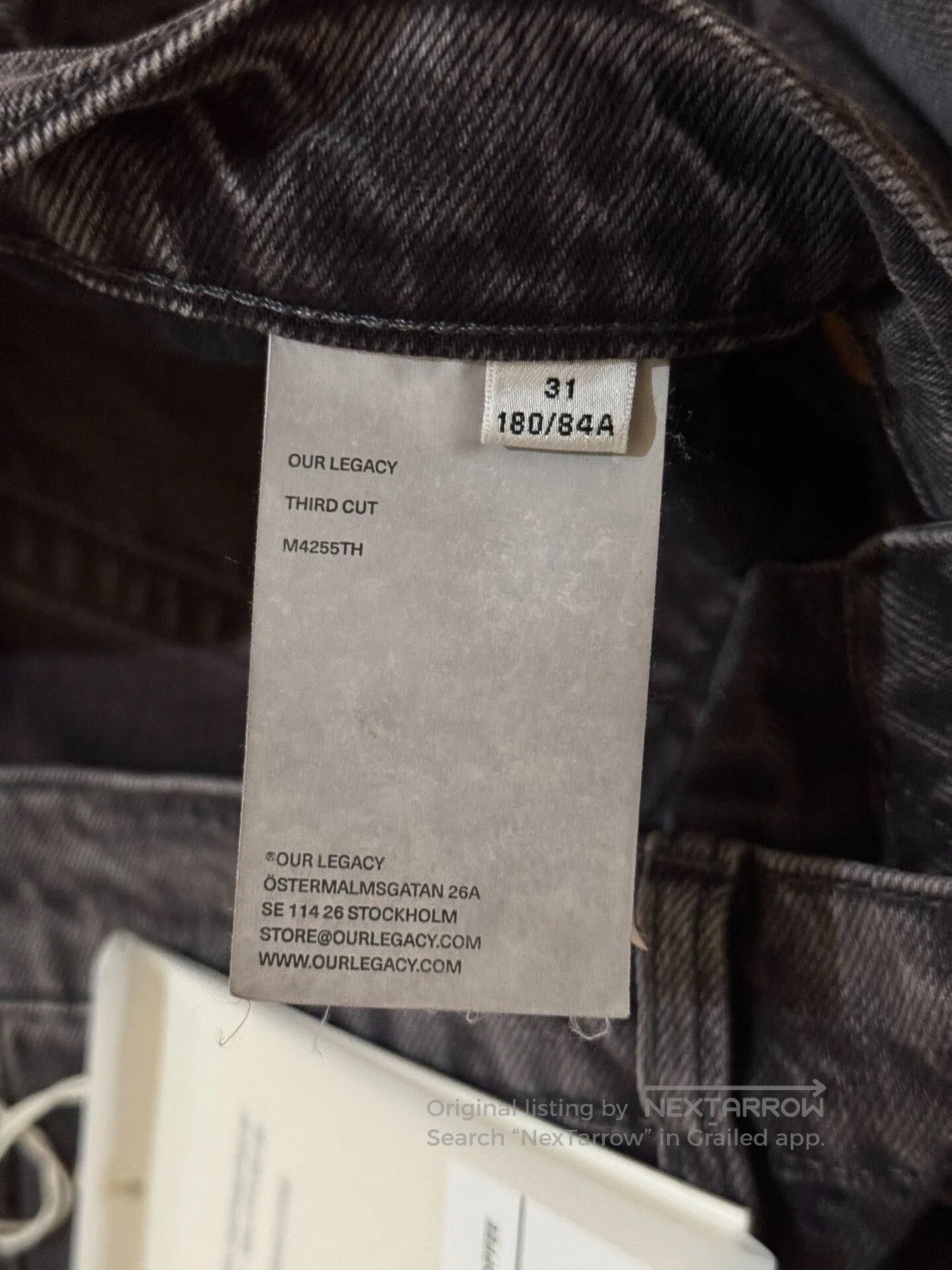 Our Legacy Our Legacy Highwaist Coffee Denim Pants. Size US 30 / EU 46 - 6 Thumbnail