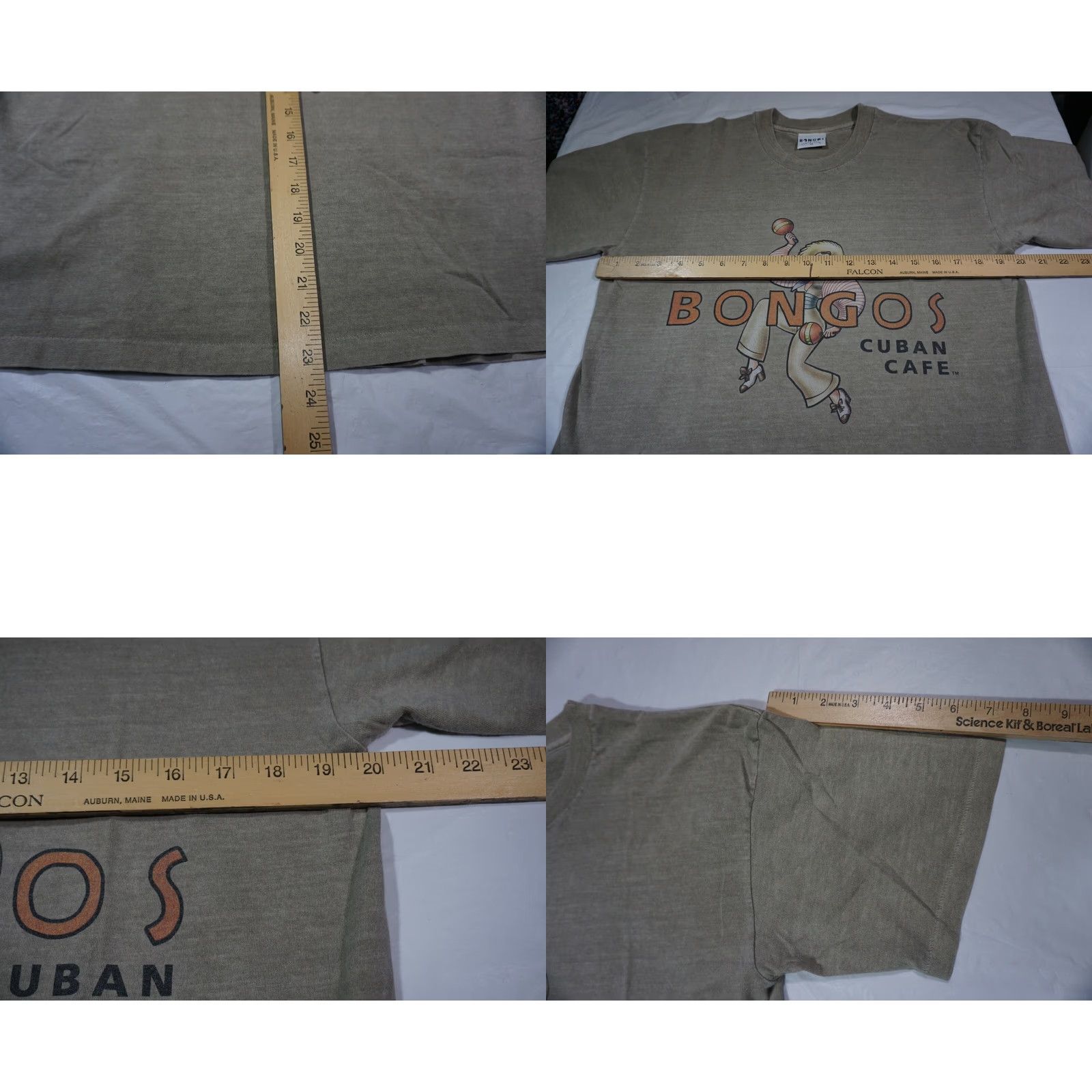 Disney VTG Bongos Cuban Cafe Downtown Disney Single Stitch Men Medium T-Shirt Beige / 1900s 2000s Disney Mens T-Shirt Size US M / EU 48-50 / 2 - 8 Thumbnail