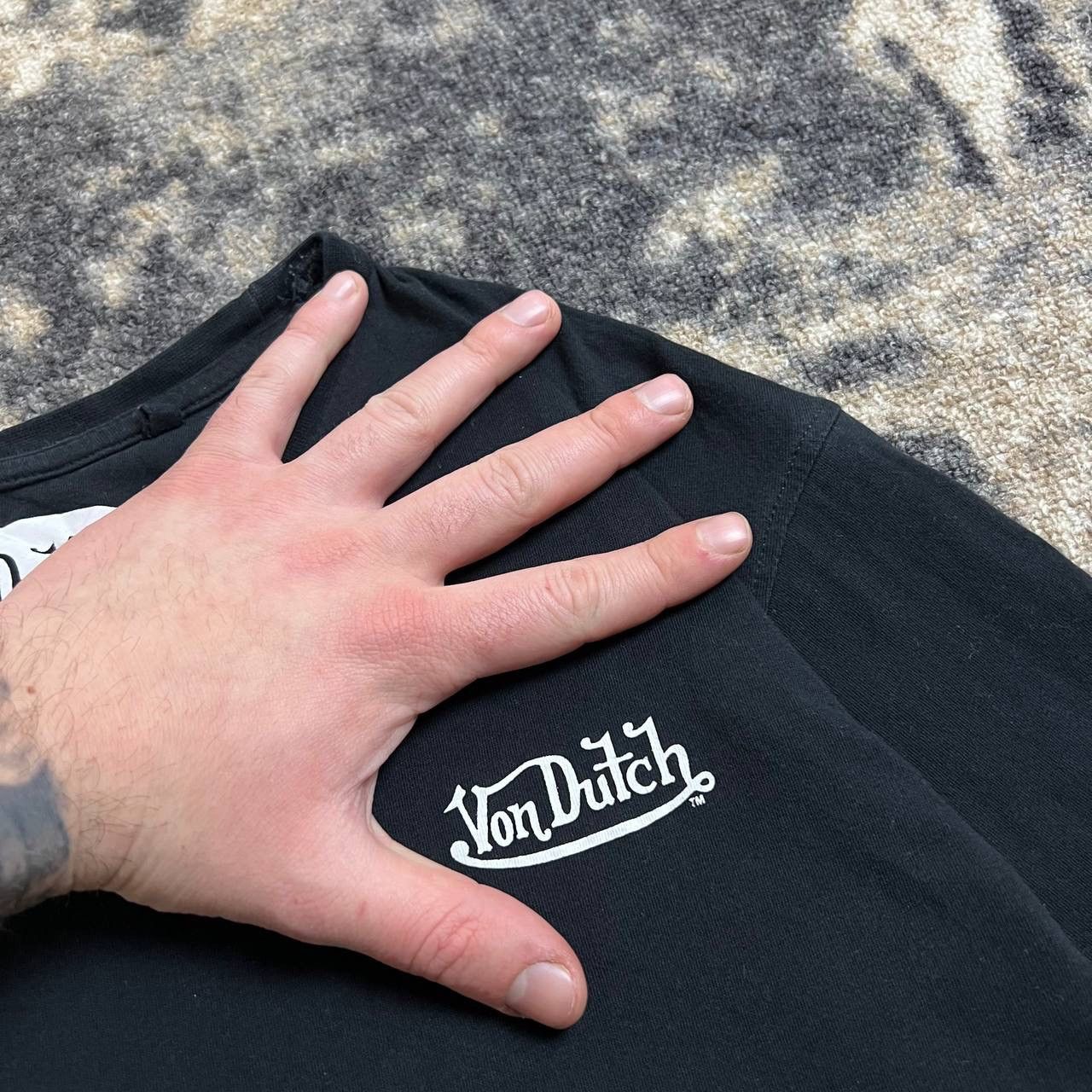 Von Dutch Von Dutch Mini Logo Vintage Japanese T-Shirt 1TS40 Size US L / EU 52-54 / 3 - 3 Thumbnail