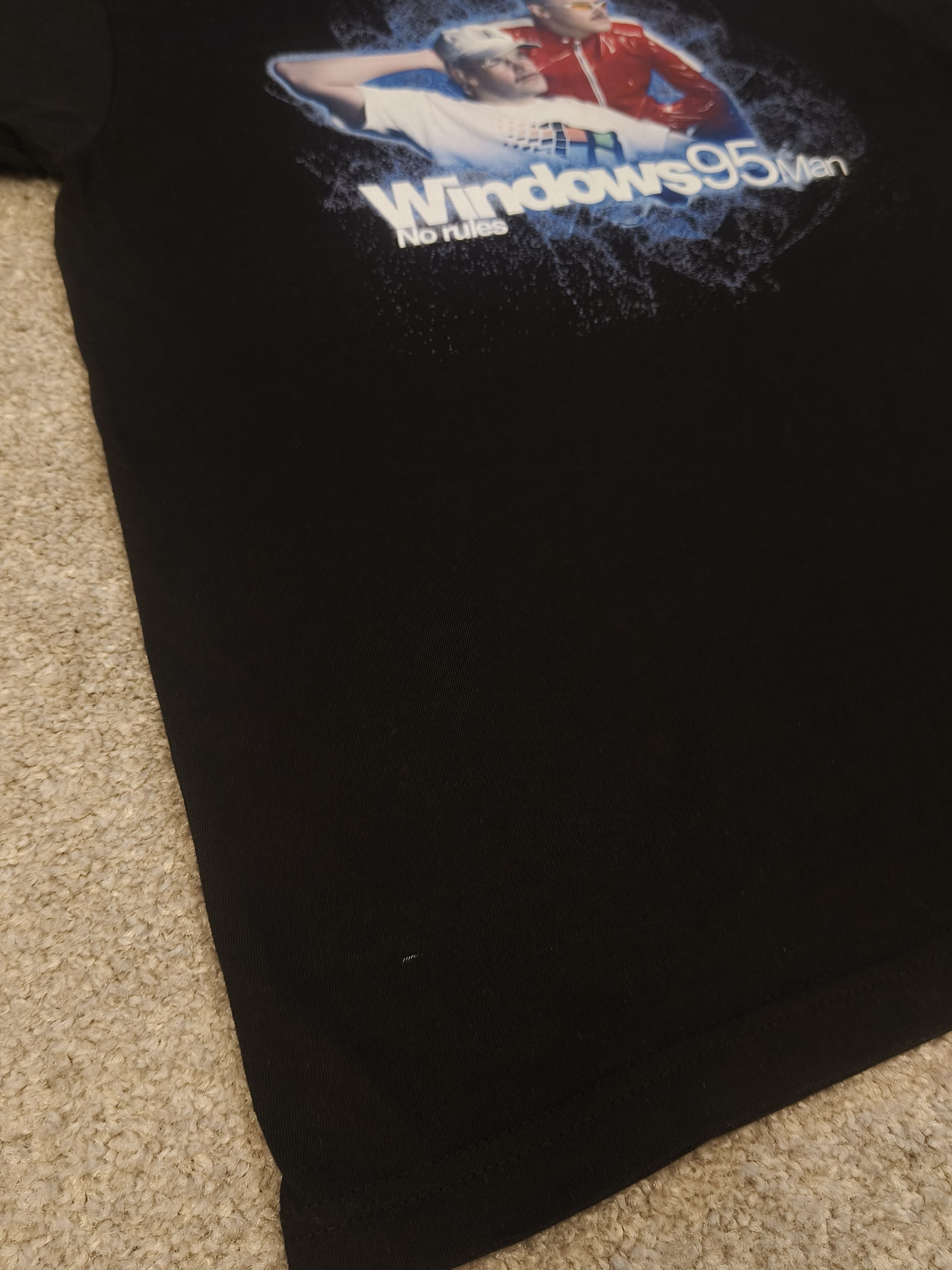 Vintage Vintage Windows 95 Y2K Tech Graphic Tee Black Size US S / EU 44-46 / 1 - 4 Thumbnail