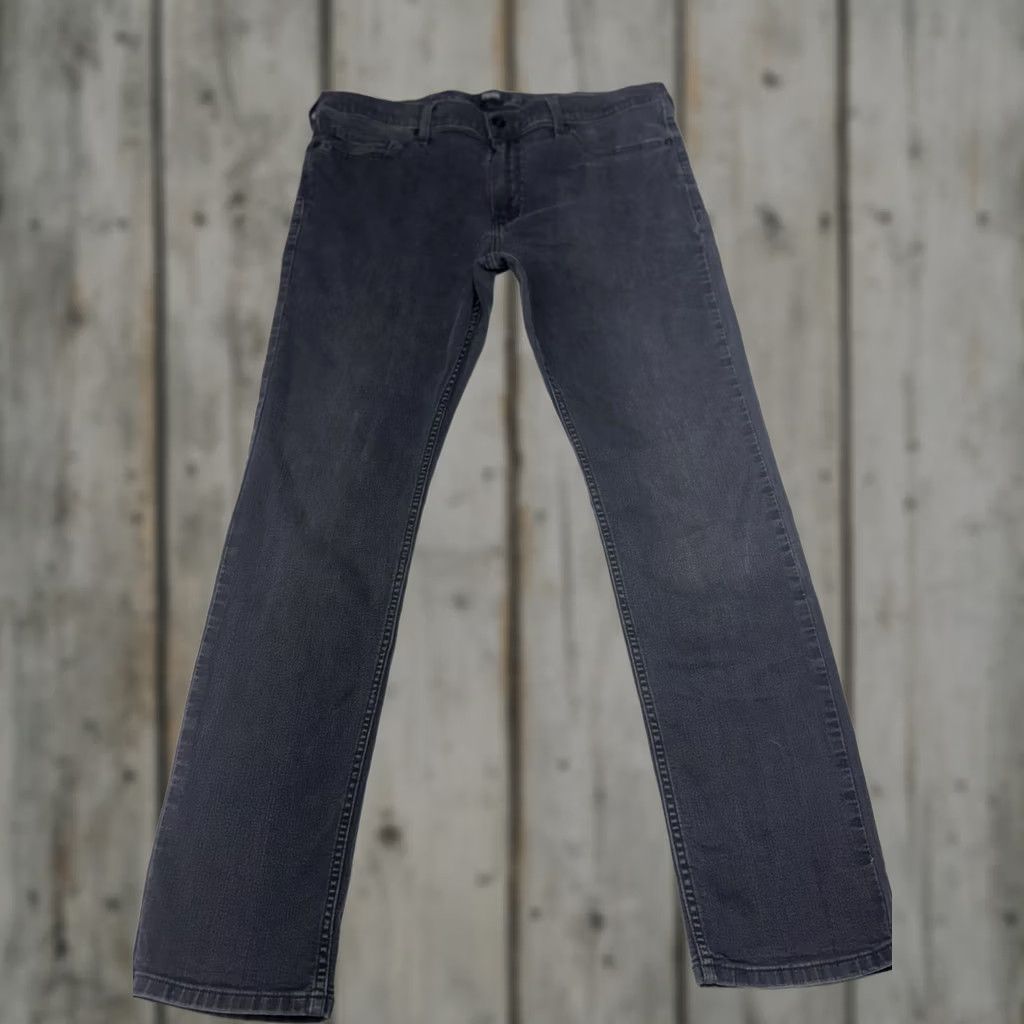 Paige Paige Lennox Jeans Mens 38 Black Slim Straight Biker 90s Y2K Denim 5-Pocket Size US 38 / EU 54 - 1 Thumbnail