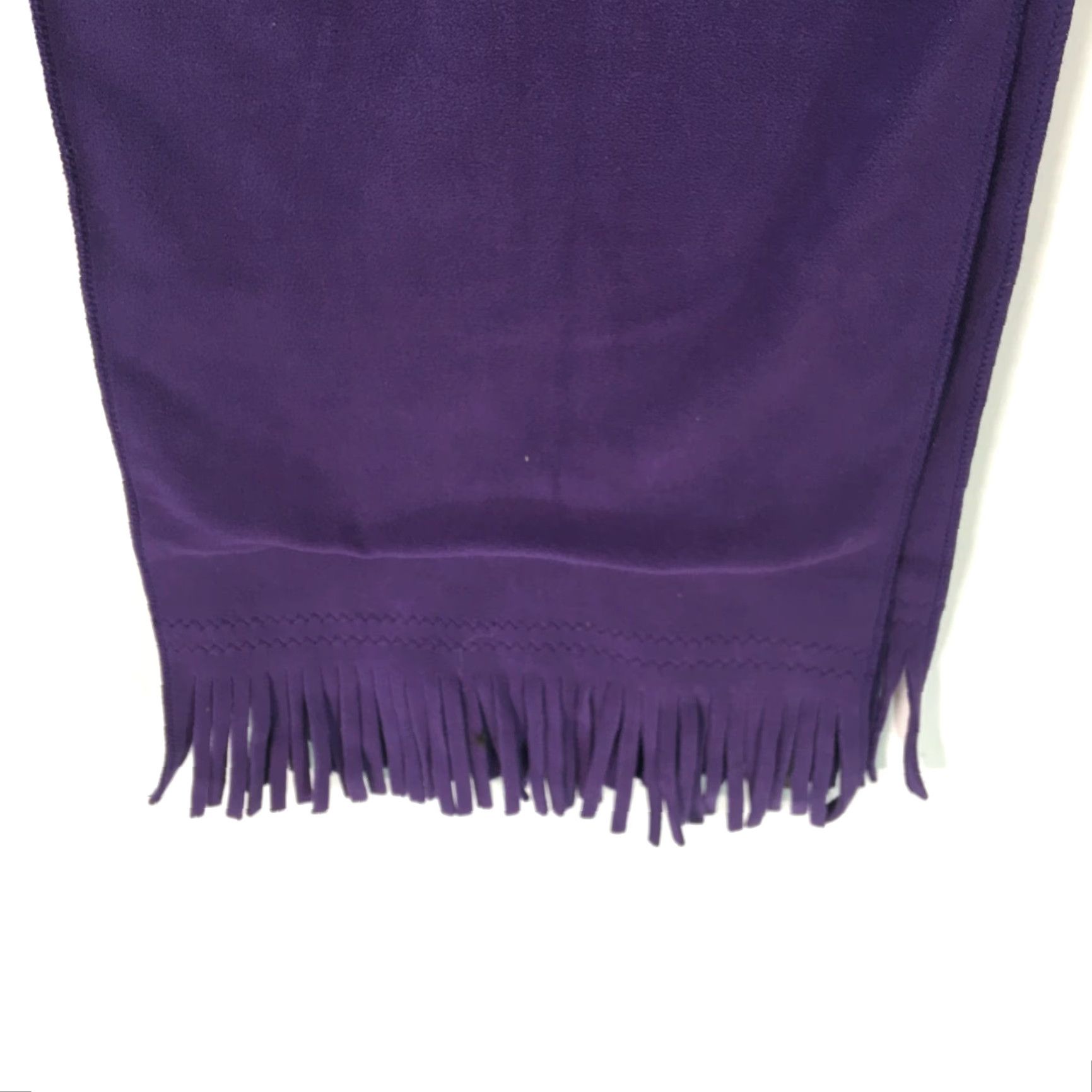 Vintage Womens Purple Shawl/Wrap Scarf One Size Casual Rectangle - Shawl Wrap Scarf Womens Purple One Size Size ONE SIZE - 3 Thumbnail