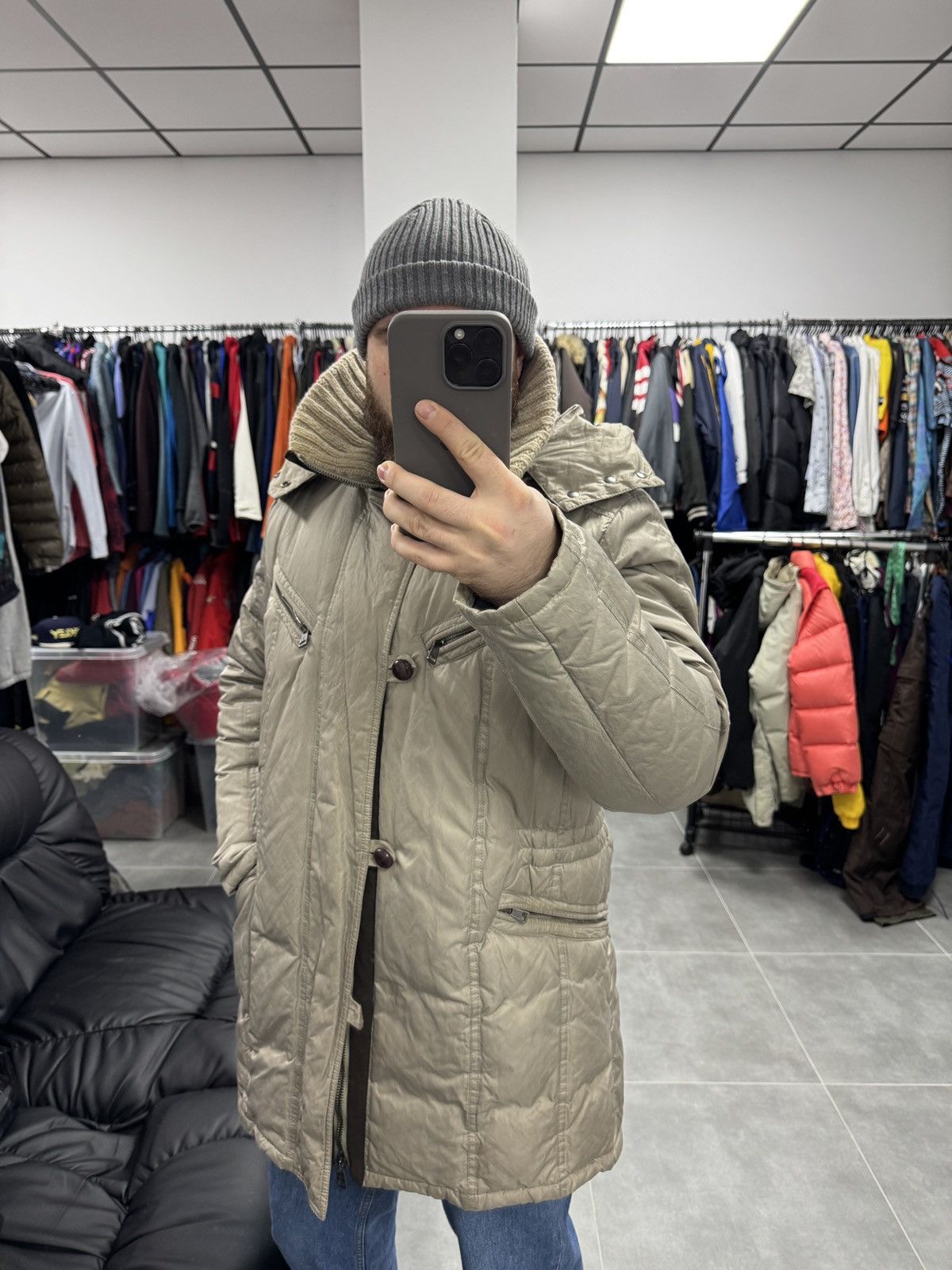 Moncler × Vintage Vintage Moncler Puffer Down Parka Coat Jacket Size 4 (L) Size US L / EU 52-54 / 3 - 2 Thumbnail