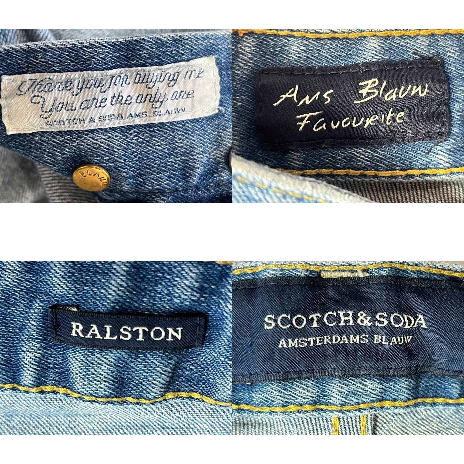 Scotch & Soda Scotch & Soda Jeans Men Distressed 32x32 Blue Regular Straight Pockets Vintage? No See Pics Size US 32 / EU 48 - 10 Thumbnail