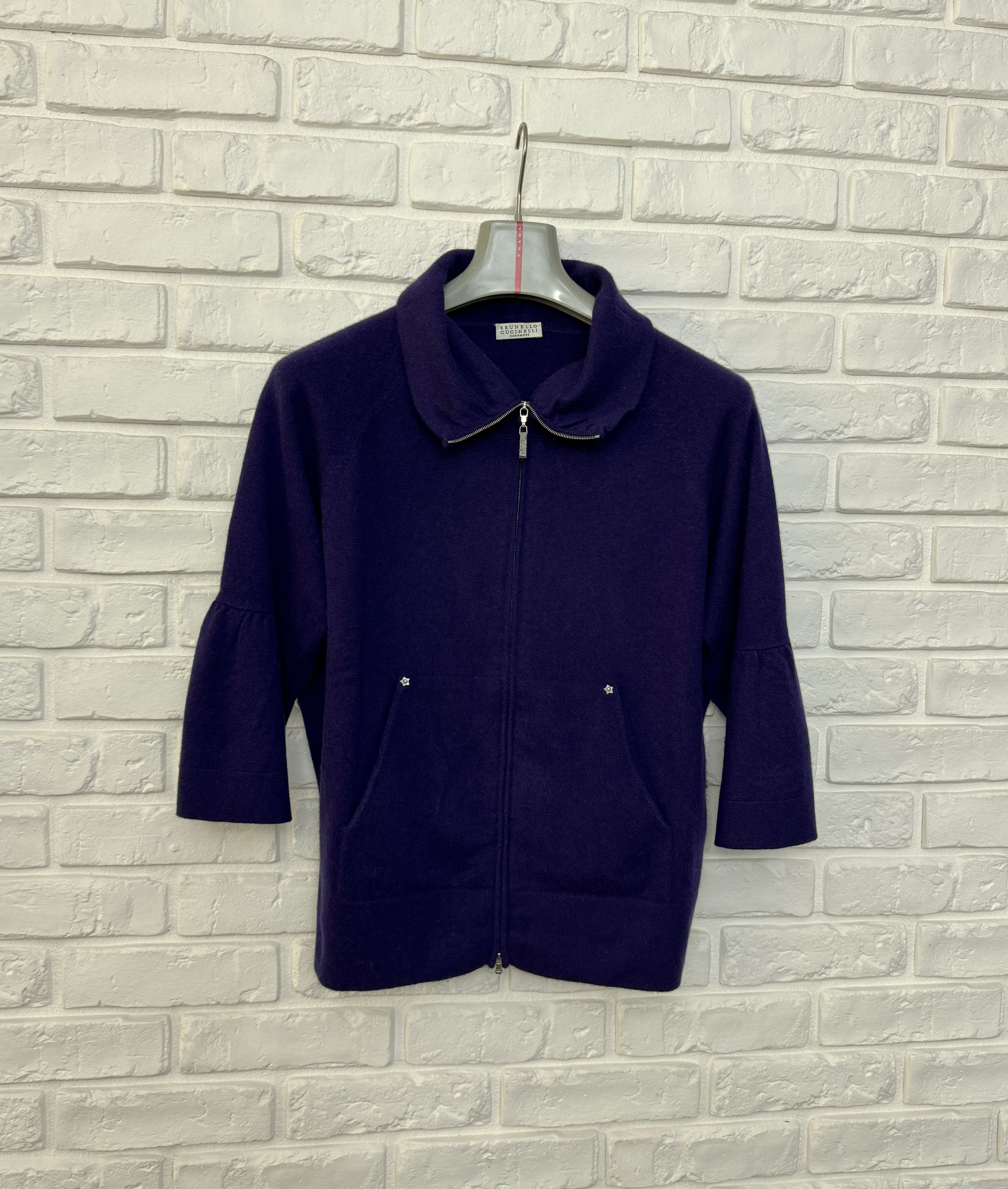 Brunello Cucinelli Brunello Cucinelli Cashmere Zip Cardigan Sweater Pockets M Size M / US 6-8 / IT 42-44 - 2 Thumbnail