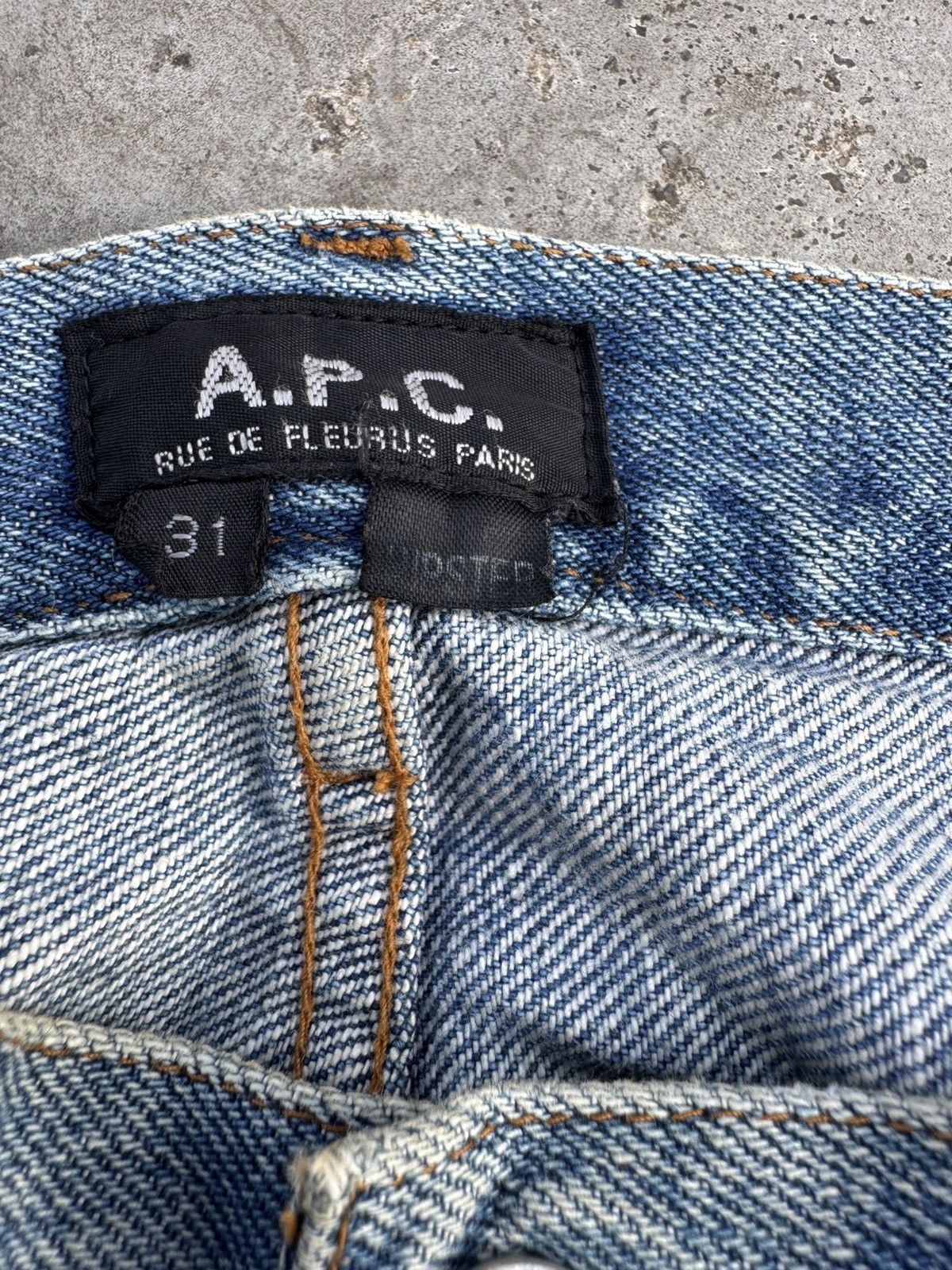 A.P.C. APC Hipster Blue Selvedge Denim Jeans Size US 31 - 4 Thumbnail