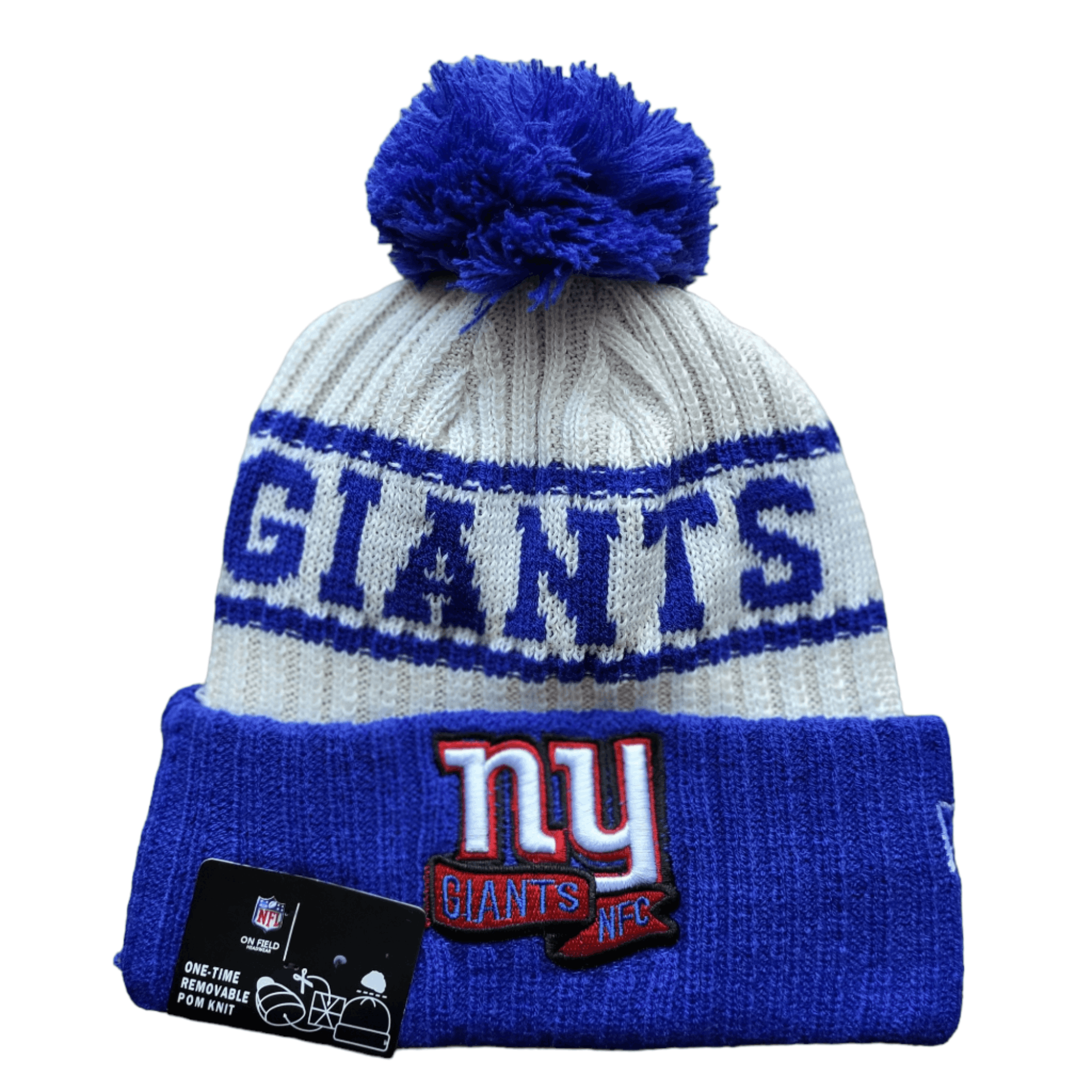 NFL NWT New York Giants Bundle Crewneck Sweatshirt & Beanie MD Size US M / EU 48-50 / 2 - 4 Thumbnail