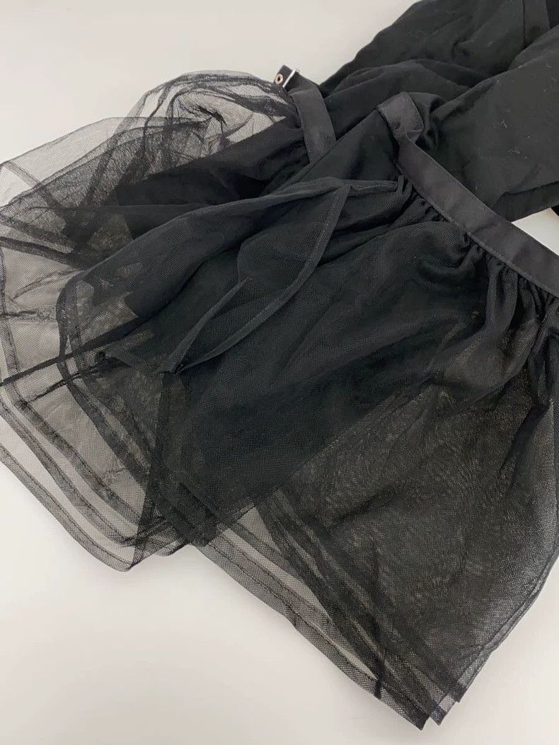 Comme des Garcons Comme des Garcons Black vintage lace gauze blouse Size XS / US 0-2 / IT 36-38 - 5 Thumbnail