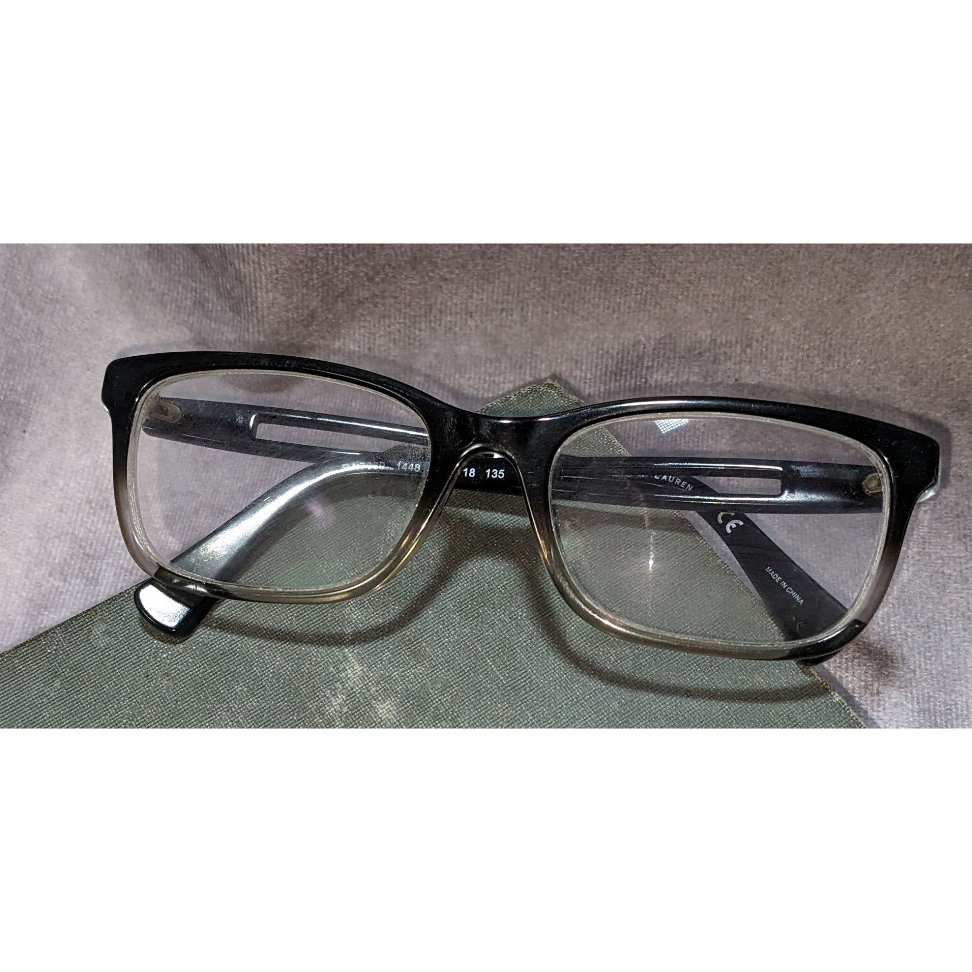 Ralph Lauren Ralph Lauren RA7069 Shiny Gradient Black Eyeglass Frames Size ONE SIZE - 7 Thumbnail