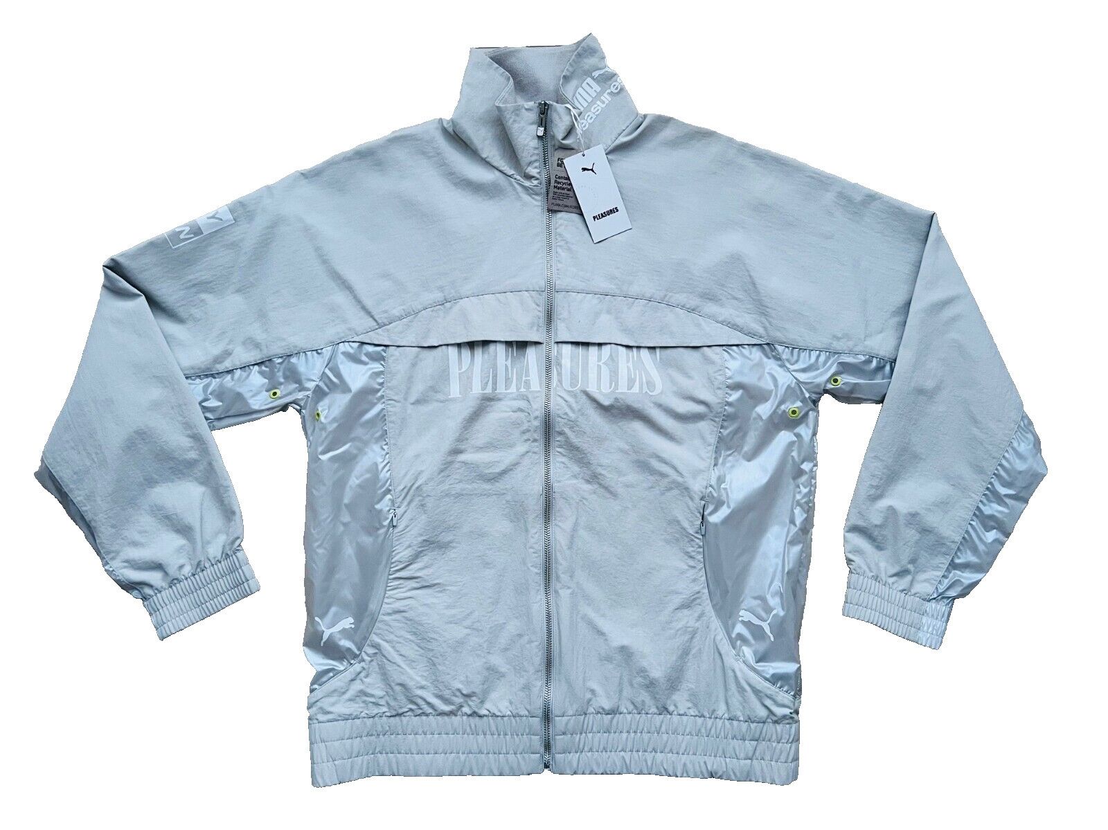 Puma PUMA x Pleasures 624095 Cellerator Track Jacket Grey ( M ) Size US M / EU 48-50 / 2 - 3 Thumbnail