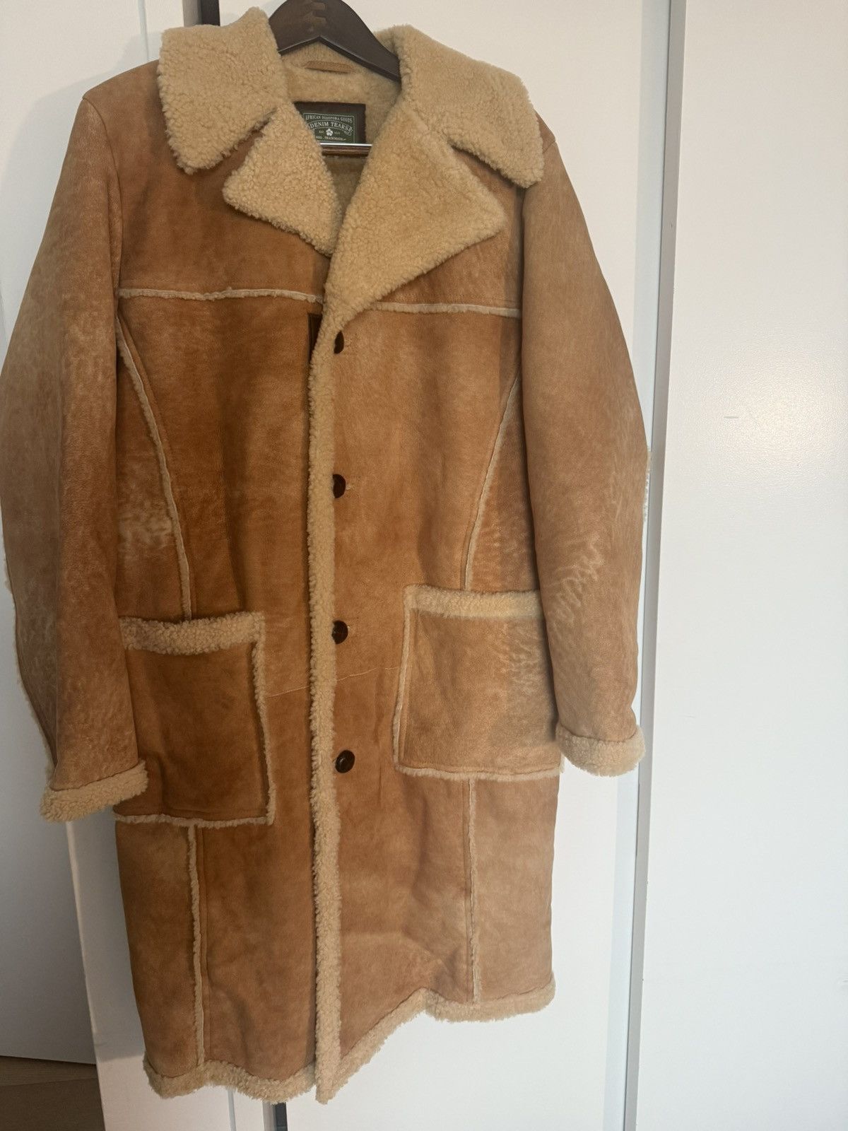 DENIM TEARS Denim Tears Winter Recess NYC Shearling Jacket Size US L / EU 52-54 / 3 - 3 Thumbnail