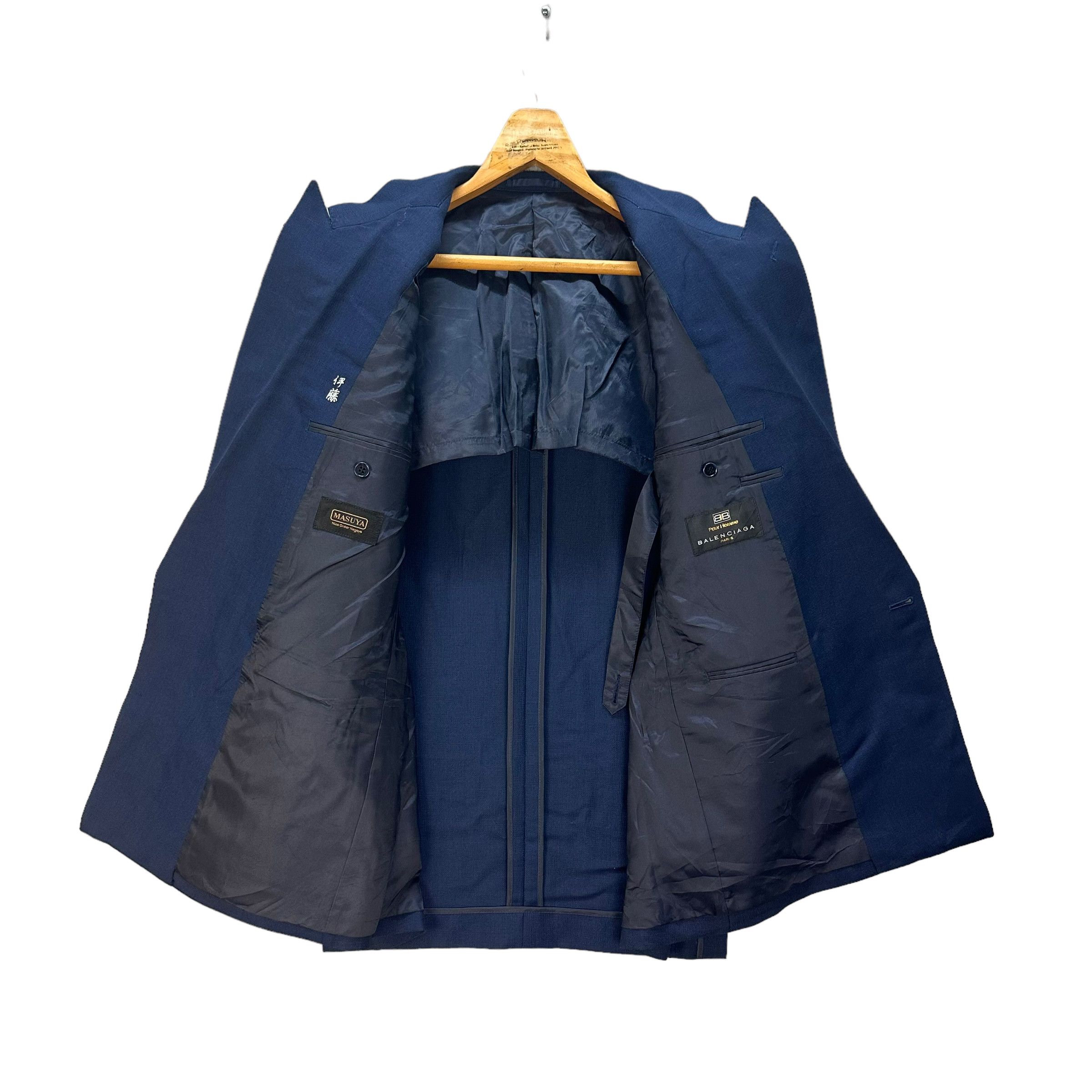 Balenciaga BALENCIAGA POUR HOMME DOUBLE BREASTED BLAZERS #8304-002 Size 46R - 10 Thumbnail