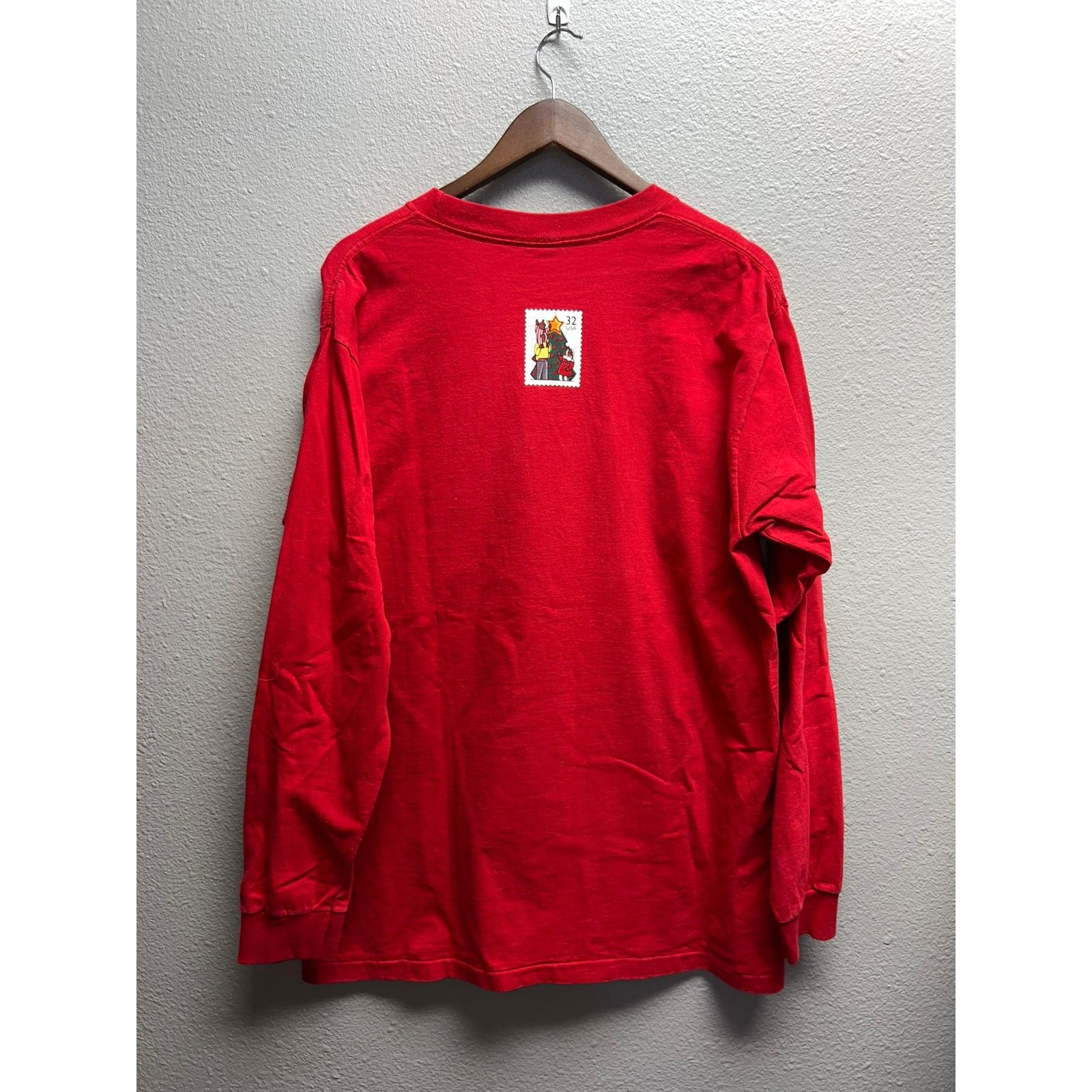 Vintage 1996 Vintage Christmas Tree Star Family Red Shirt 90s VTG XL Size US XL / EU 56 / 4 - 8 Thumbnail