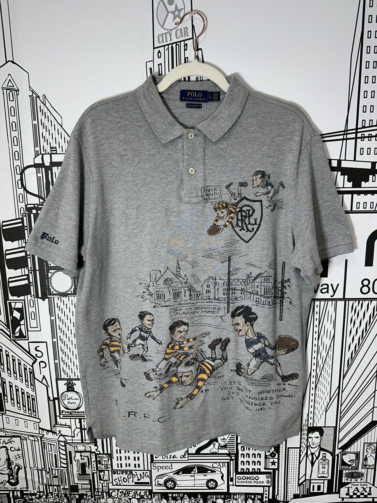 Polo Ralph Lauren Polo Ralph Lauren St. Andrew’s Rugby R.L.R.F.C Polo Grey L Size US L / EU 52-54 / 3 - 1 Thumbnail