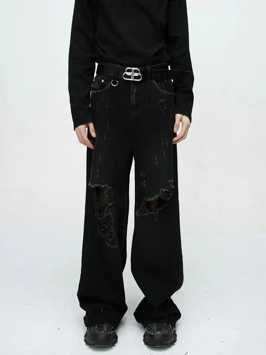 Japanese Brand × Jean Vintage Casual Street Hip Hop Jeans Size US 33 - 1 Thumbnail