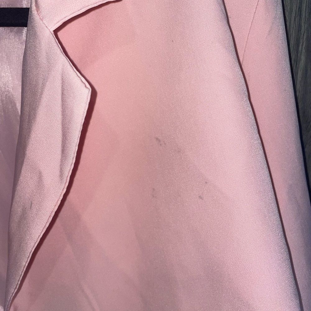 Boohoo Boohoo pink cropped blazer button up Size XS / US 0-2 / IT 36-38 - 2 Thumbnail