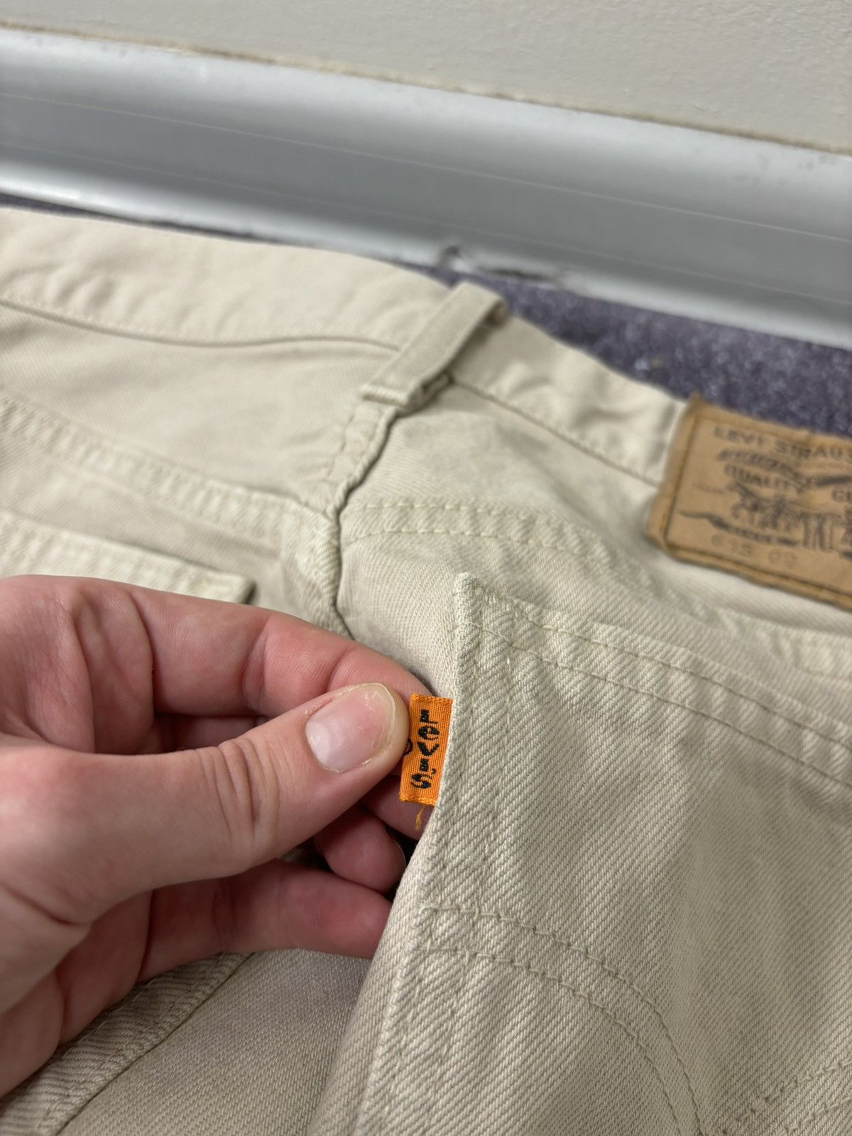 Levi's Vintage Levi’s 615 02 Orange Tab Straight Fit Denim Jeans Size US 31 - 8 Thumbnail