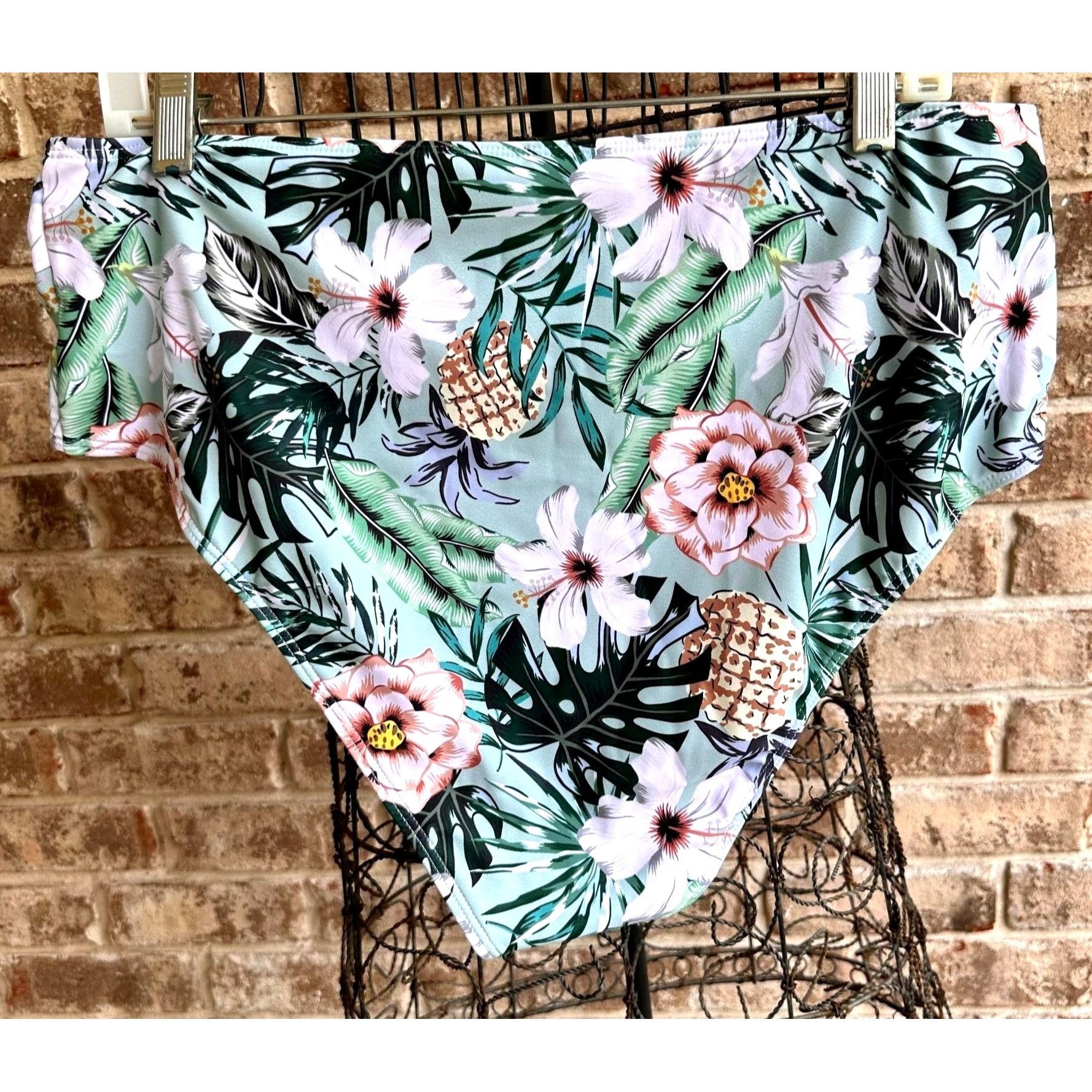 Other Bikini Bottoms 3XL New Full Coverage Wide High Legs Stretch Size 34" / US 12 / IT 48 - 5 Thumbnail