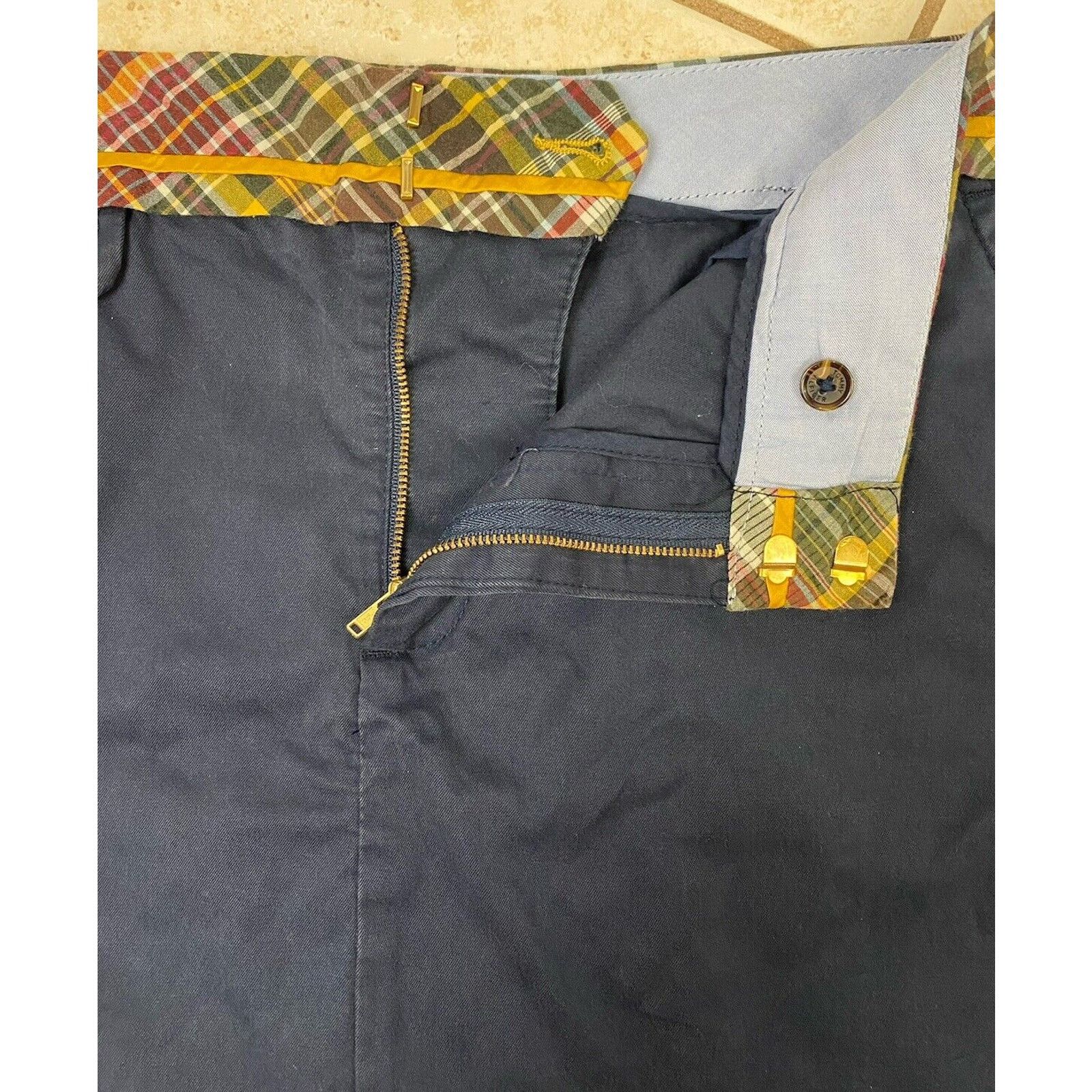 Tommy Hilfiger NWT Tommy Hilfiger Skirt Sz 16 Blue Yellow Plaid Mini Y2K Size 38" / US 16 / IT 52 - 7 Thumbnail
