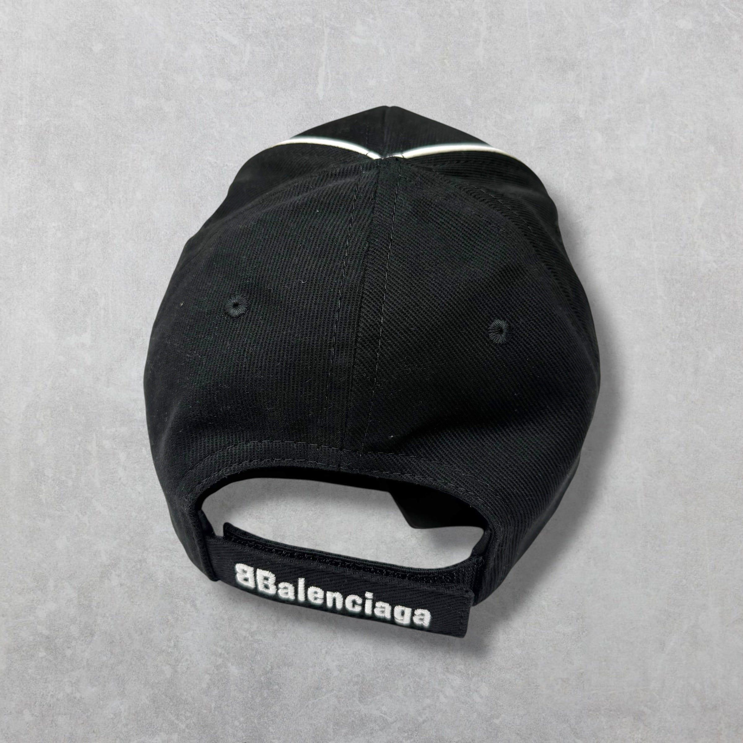 Balenciaga Balenciaga Paris Soccer Cap Black Size ONE SIZE - 4 Thumbnail