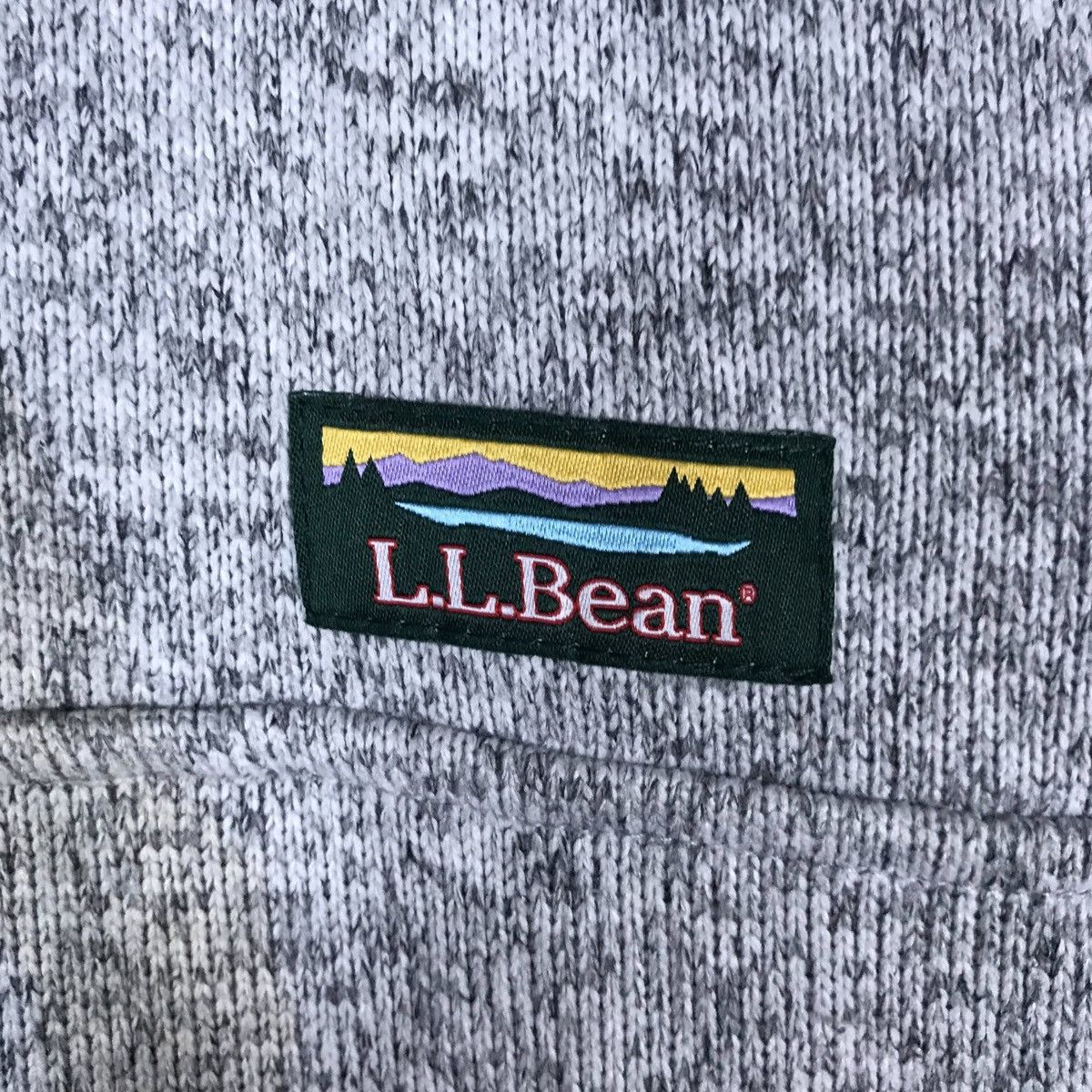 L.L. Bean Vintage L.L. Bean Quarter Button Pullover Jumper Sweatshirt Size US L / EU 52-54 / 3 - 3 Thumbnail