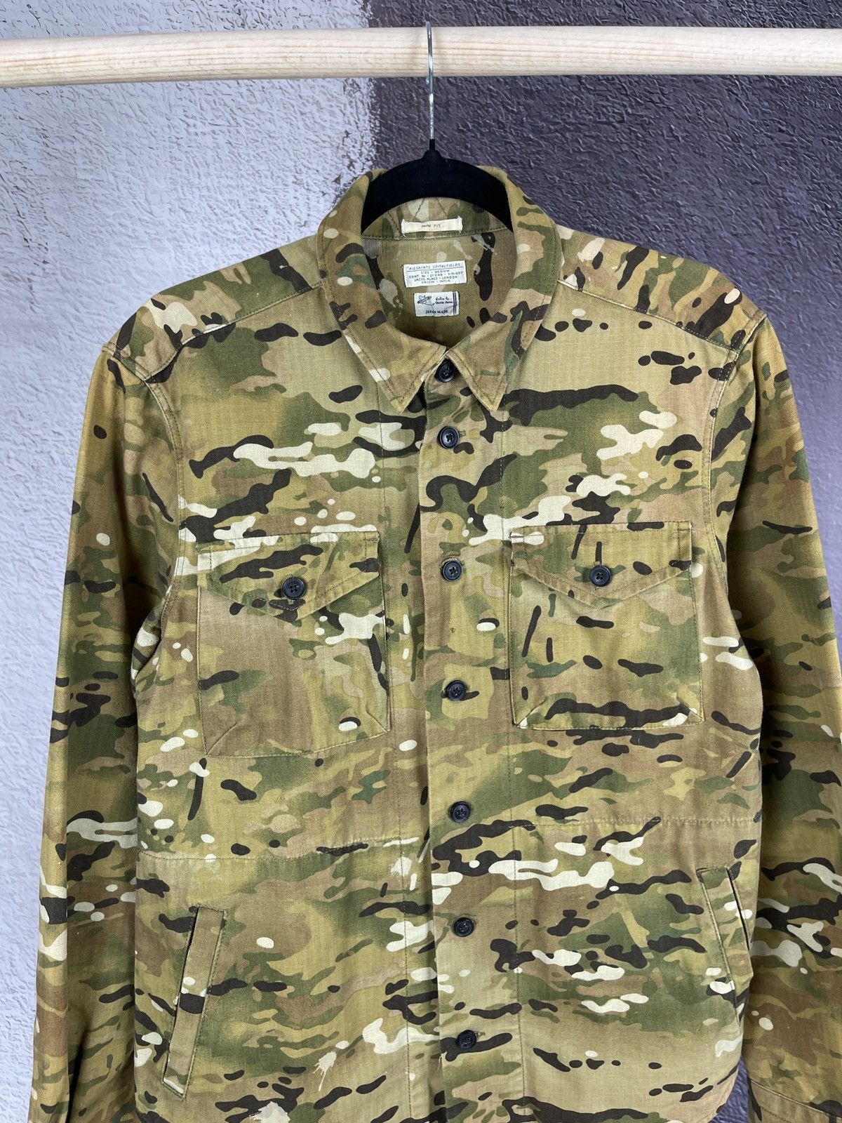 Allsaints Allsaints Ernesto LS shirt military utility overshirt Size US M / EU 48-50 / 2 - 8 Thumbnail