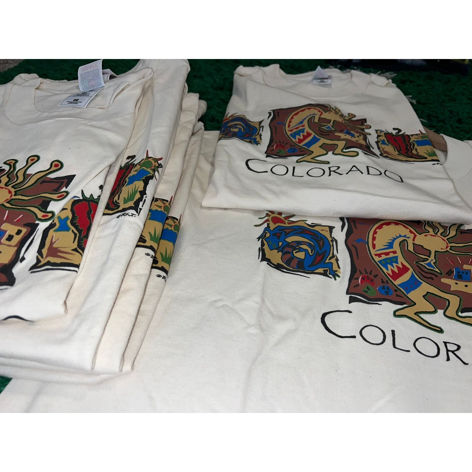 Fruit Of The Loom Vintage Native American Shirt Kokopelli Tee VTG 90s VTG XL Size US XL / EU 56 / 4 - 11 Thumbnail