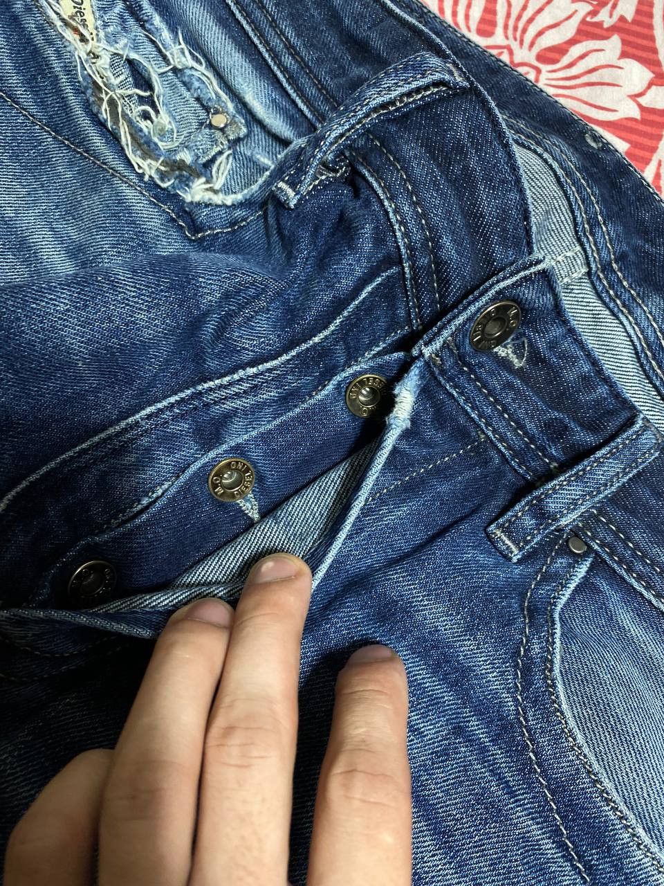Diesel × Vintage Vintage Diesel MENNIT REGULAR STRAIGHT Denim Jeans Size US 32 / EU 48 - 7 Thumbnail