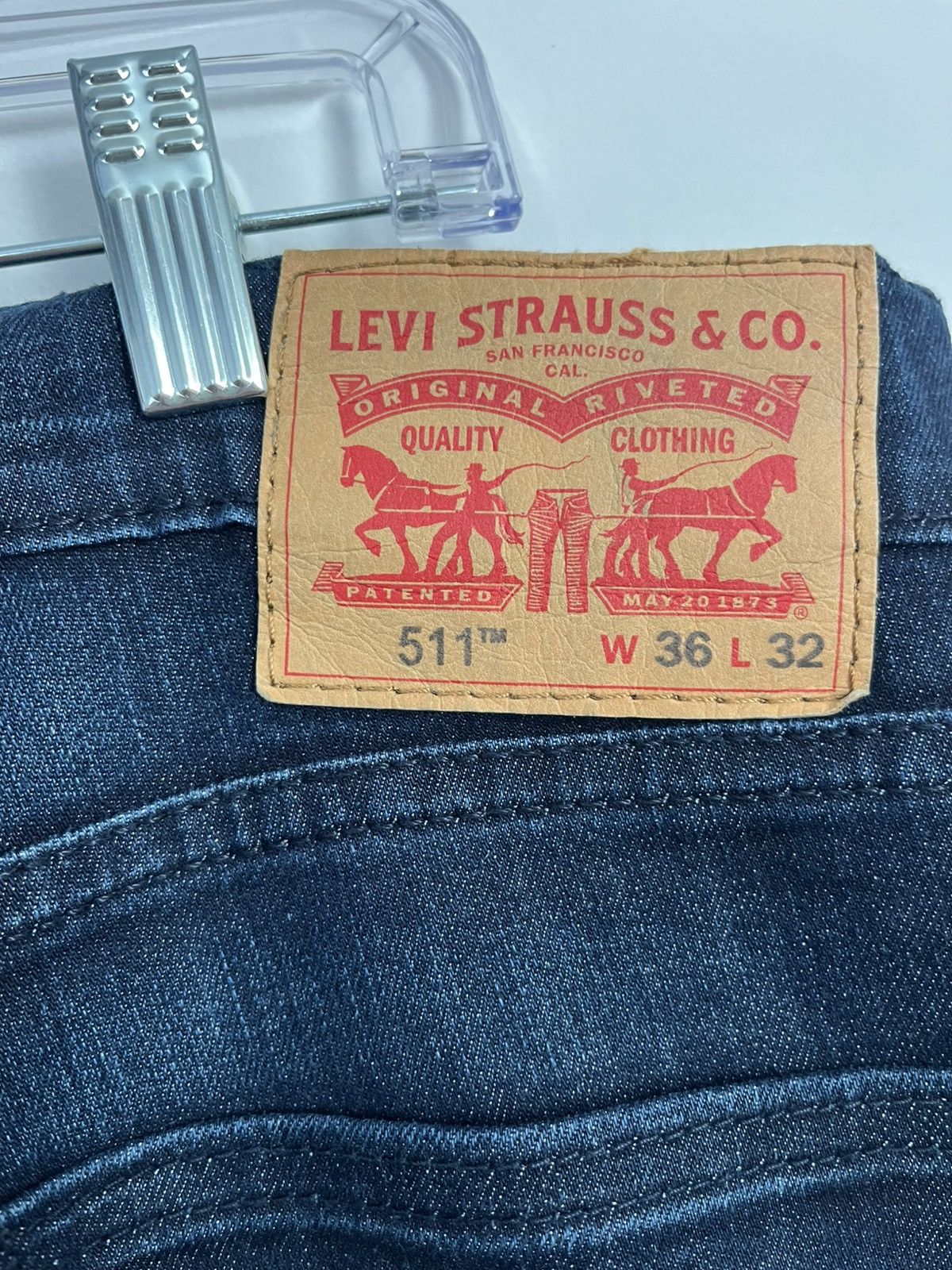 Levi's Levi’s 511 Dark Blue Wash Size US 36 / EU 52 - 3 Thumbnail