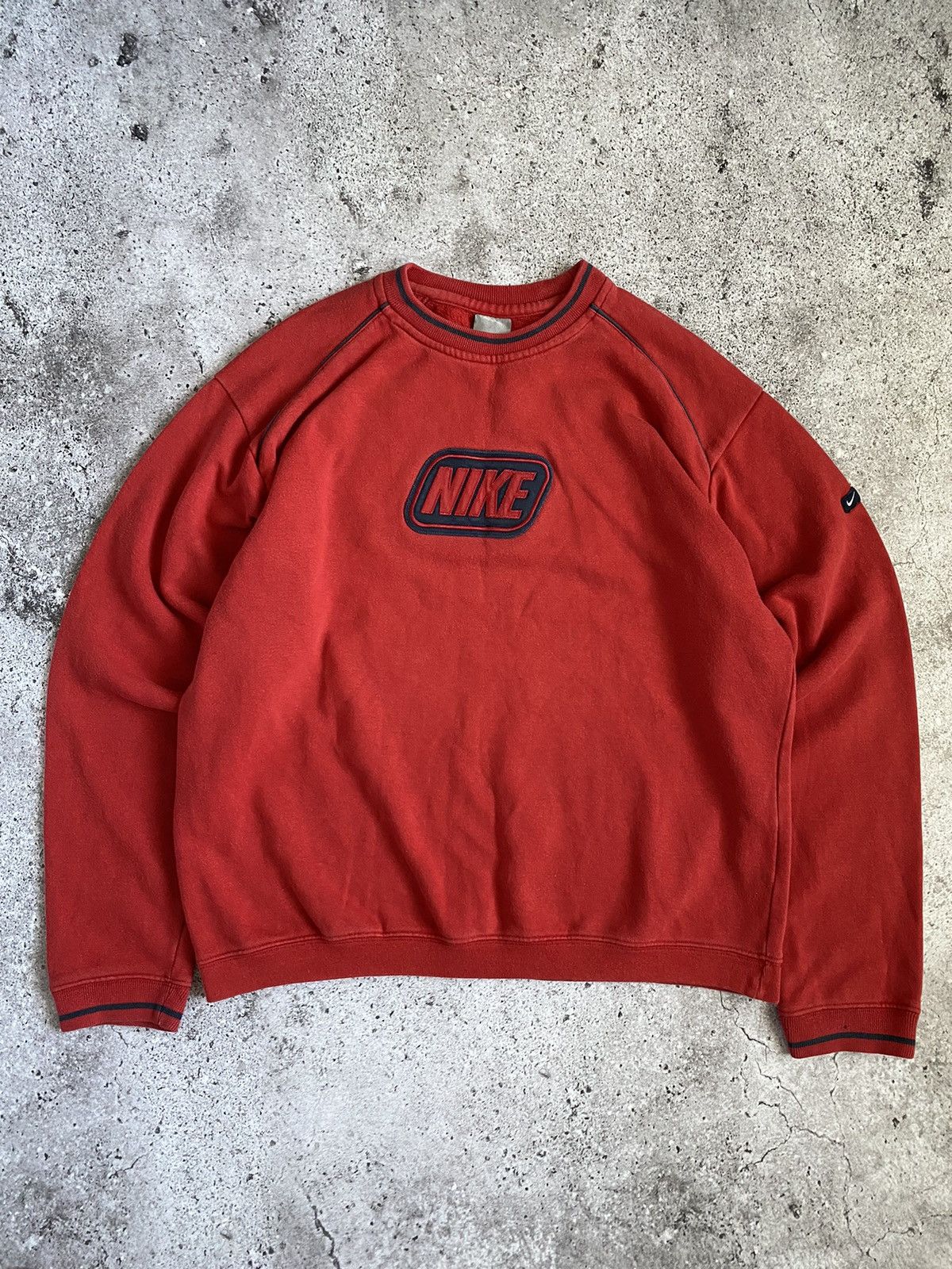 Vintage Nike Center Logo Embroidered 00S Sweatshirt Size S