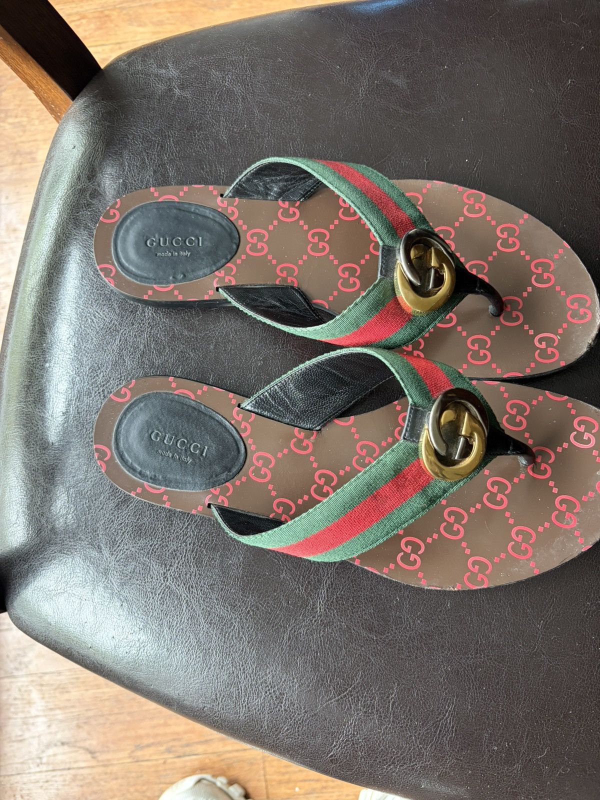 Gucci Gucci thong sandals Size US 10 / IT 40 - 2 Thumbnail
