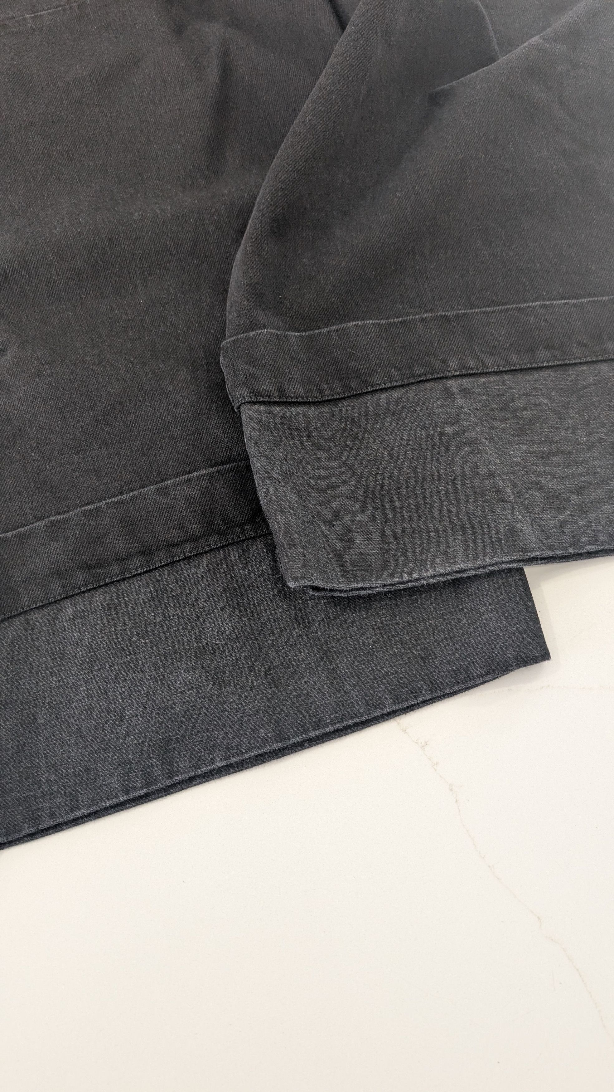 Simone Rocha SIMONE ROCHA Mens Black Wide Leg Puddle Jeans Rhinestone Size US 32 / EU 48 - 8 Thumbnail