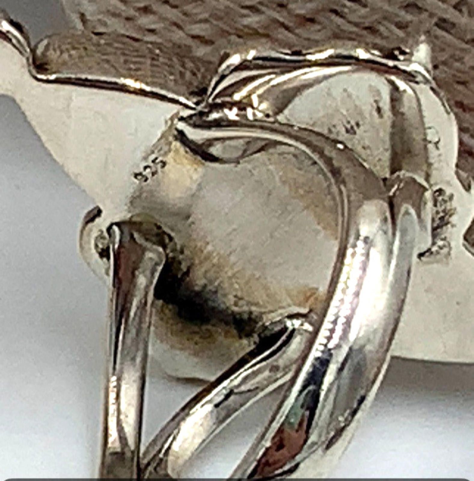 Other Native Kingman Pink Dahlia Turquoise Sterling Silver Ring Size ONE SIZE - 8 Thumbnail
