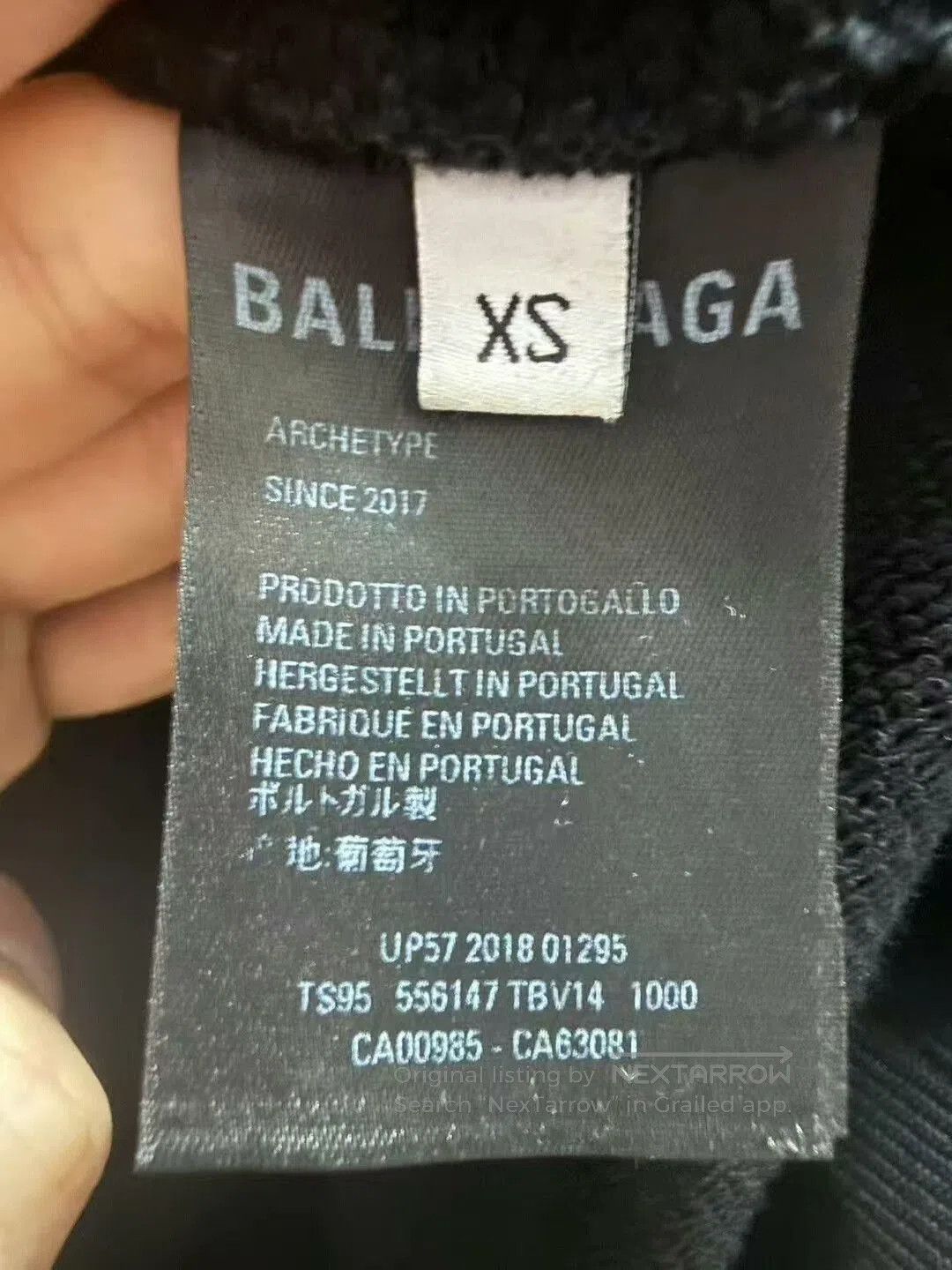 Balenciaga balenciaga black graphic print sweatshirt xs. Size US XS / EU 42 / 0 - 5 Thumbnail