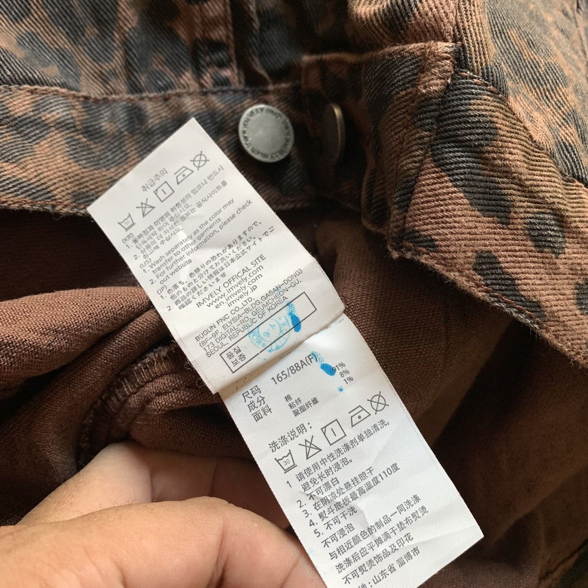 Japanese Brand Im Velly Leopard Denim Jacket Trucker Jeans Size US L / EU 52-54 / 3 - 9 Thumbnail