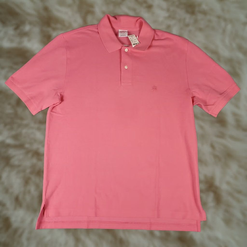 Brooks Brothers Brooks Brothers Polo Shirt Mens Size Medium Pink Regular Fit Short Sleeve NWT Size US M / EU 48-50 / 2 - 1 Thumbnail