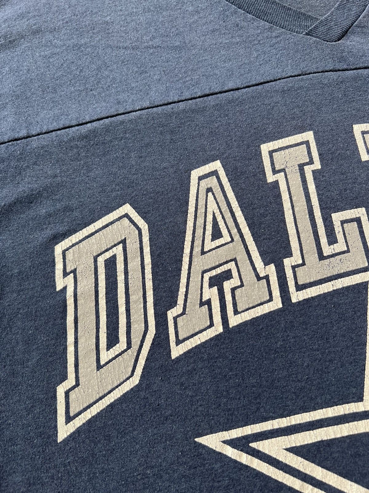 NFL Vintage 90s Dallas Cowboys NFL Logo 7 T-shirt Size US L / EU 52-54 / 3 - 5 Thumbnail