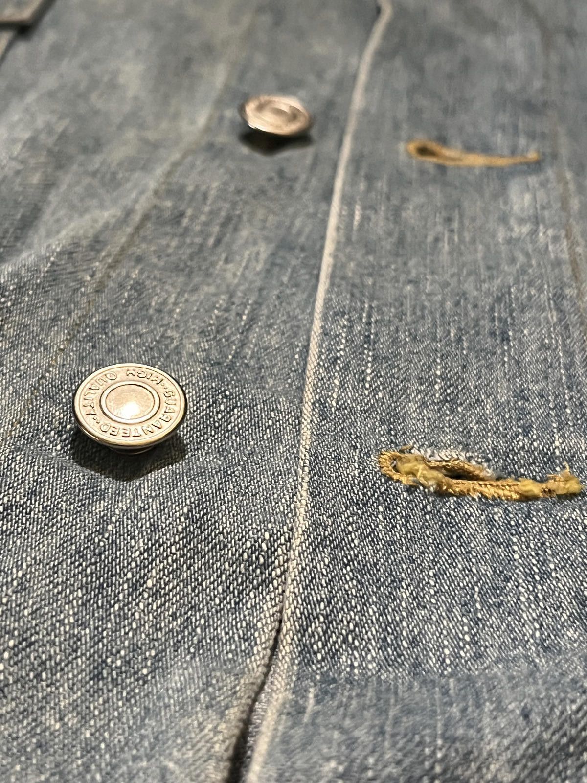Designer Men's USA Vintage Denim Jacket Light Wash L/XL Size US M / EU 48-50 / 2 - 4 Thumbnail