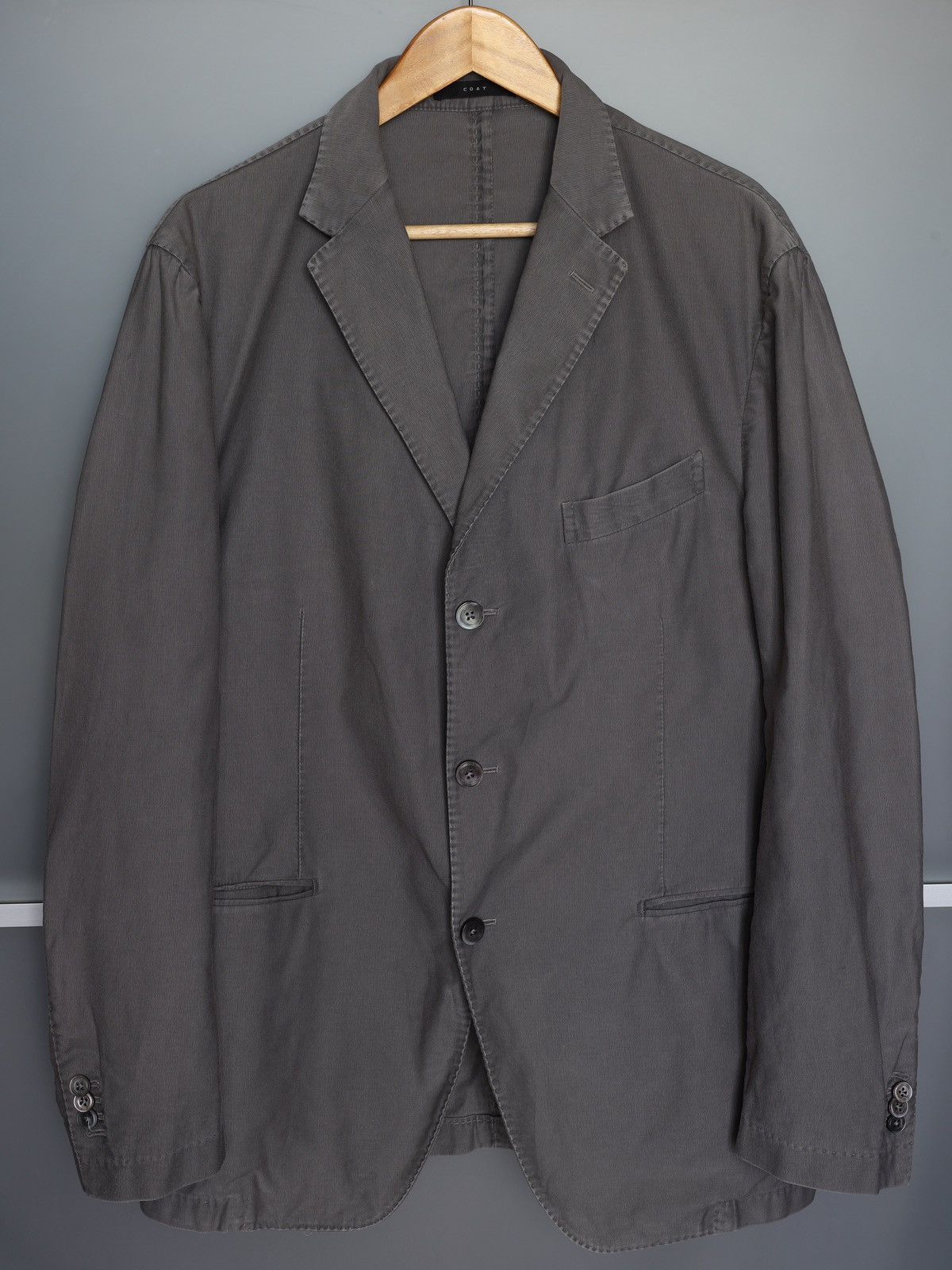 Arthur Fox by Boglioli Washed Garment Dyed Gray Blazer