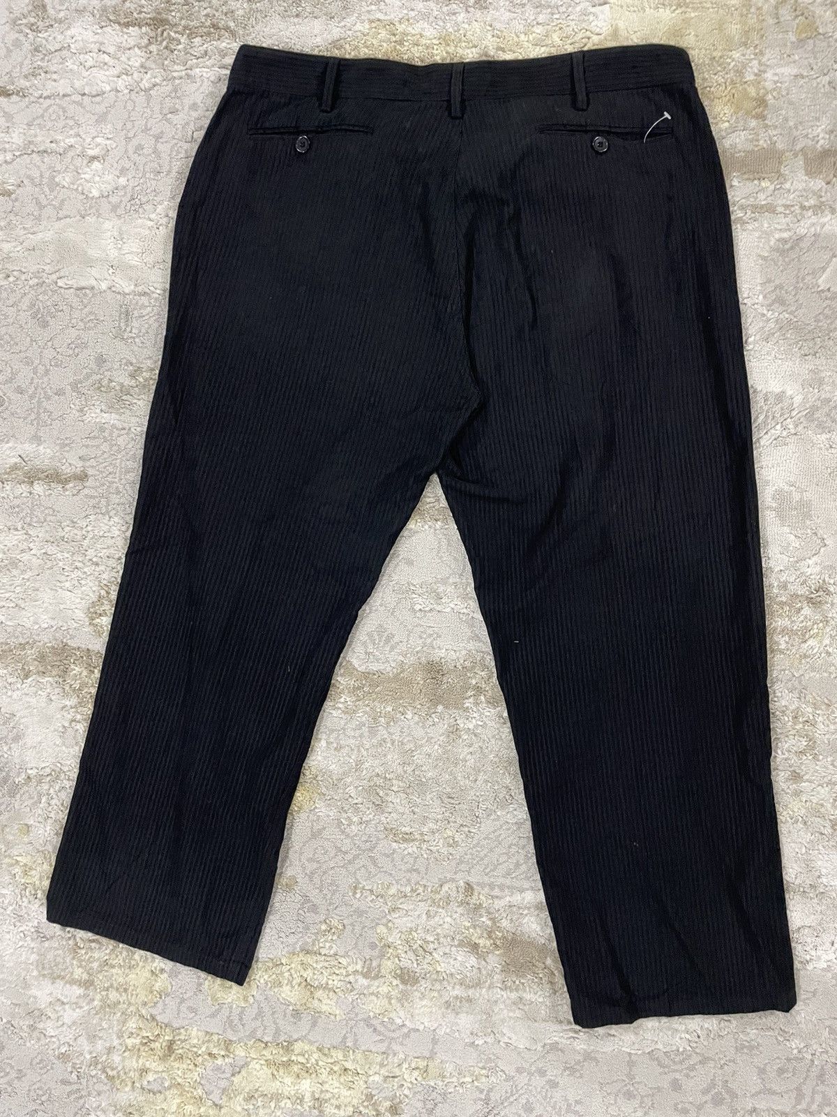 Helmut Lang Vintage Helmut Lang Black Pinstripe Pant Size US 36 / EU 52 - 3 Thumbnail