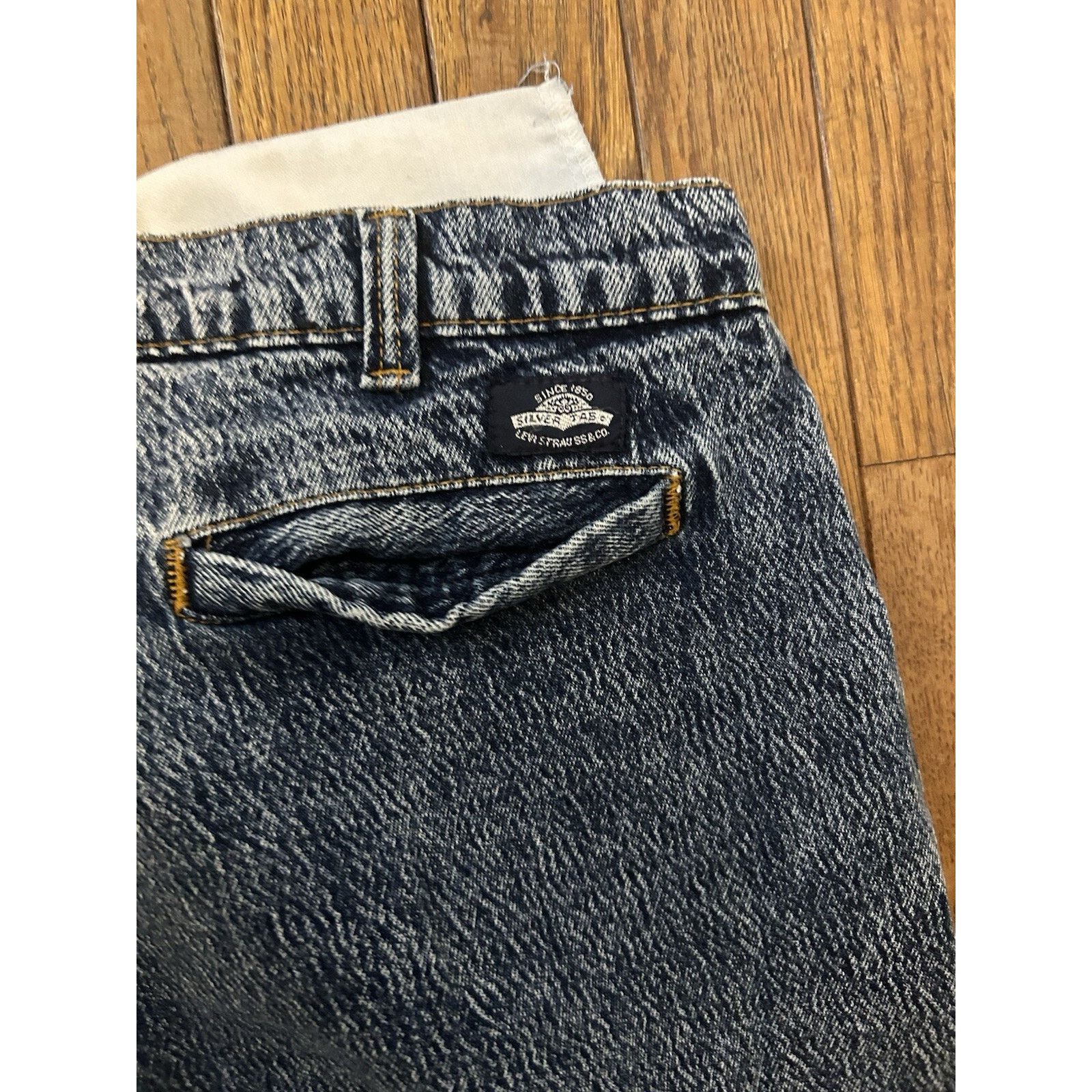 Levi's 1980s Levi Silvertab Jeans 36x32 Size US 36 / EU 52 - 5 Thumbnail