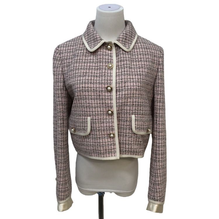 Miu Miu Miu Miu Plaid Tweed Jacket Size 38 Size XS / US 0-2 / IT 36-38 - 1 Thumbnail